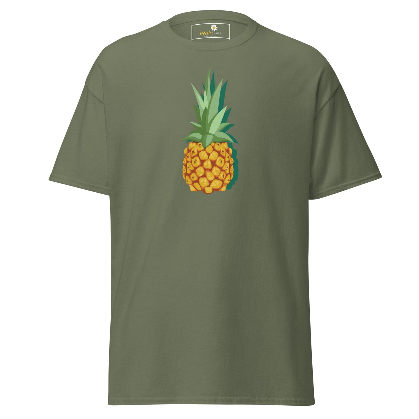 Unisex classic tee - SUMMER PINEAPPLE - REGULAR - Military Green / S