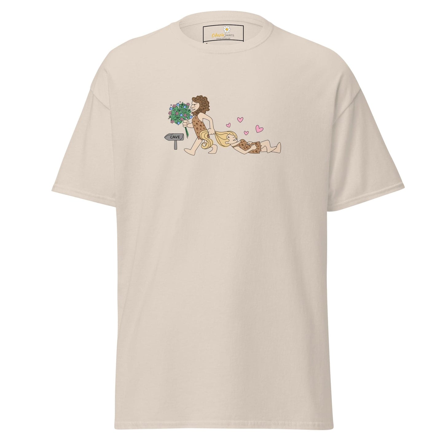Unisex classic tee - FUN CAVEMAN - REGULAR - Natural / S