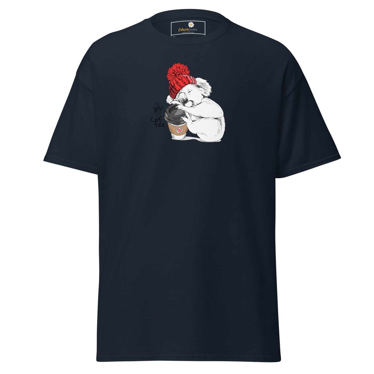 Unisex classic tee - WILD LIFE FUN KOALA - REGULAR - Navy / S