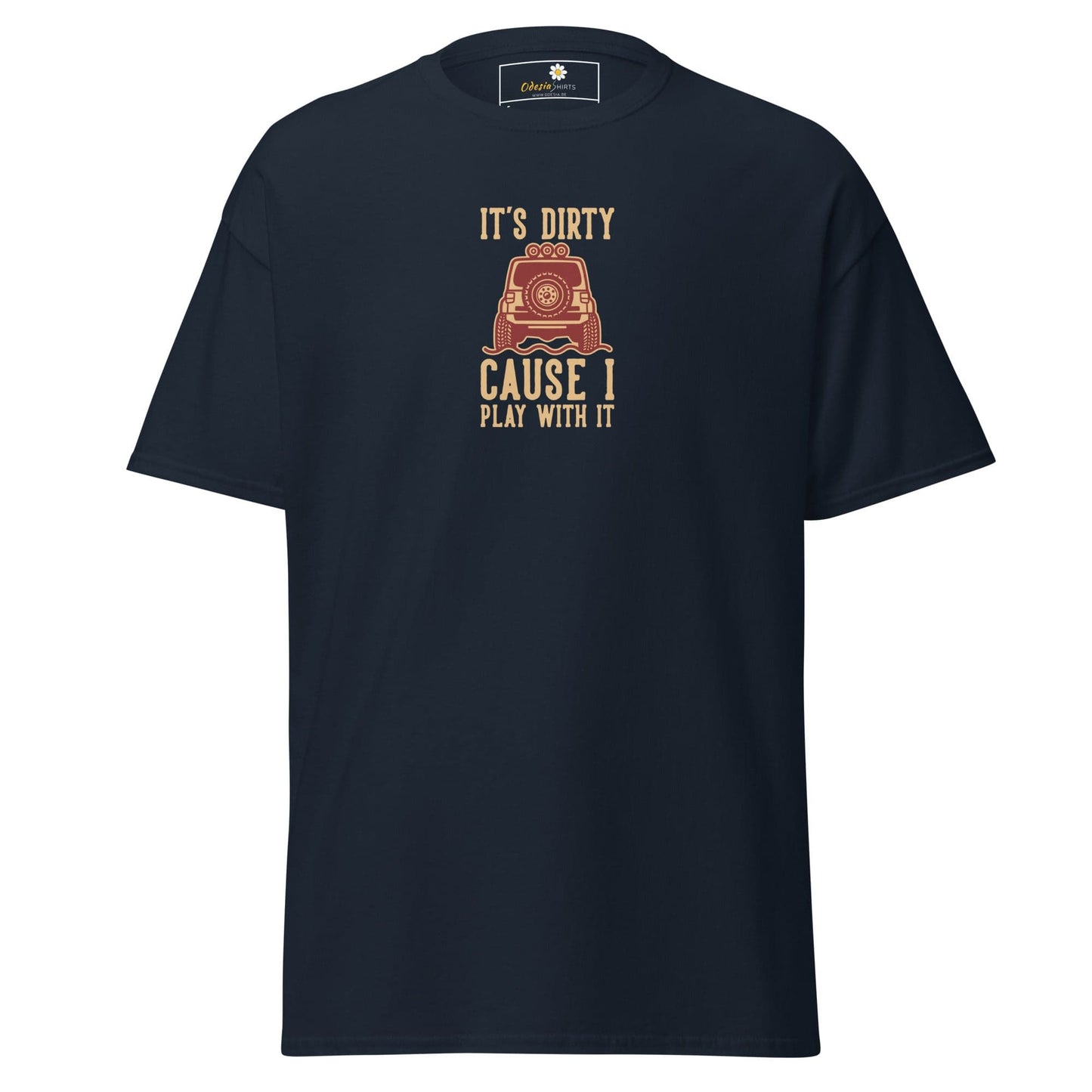 Unisex classic tee - MISC DIRTY CAUSE I PLAY - REGULAR - Navy / S