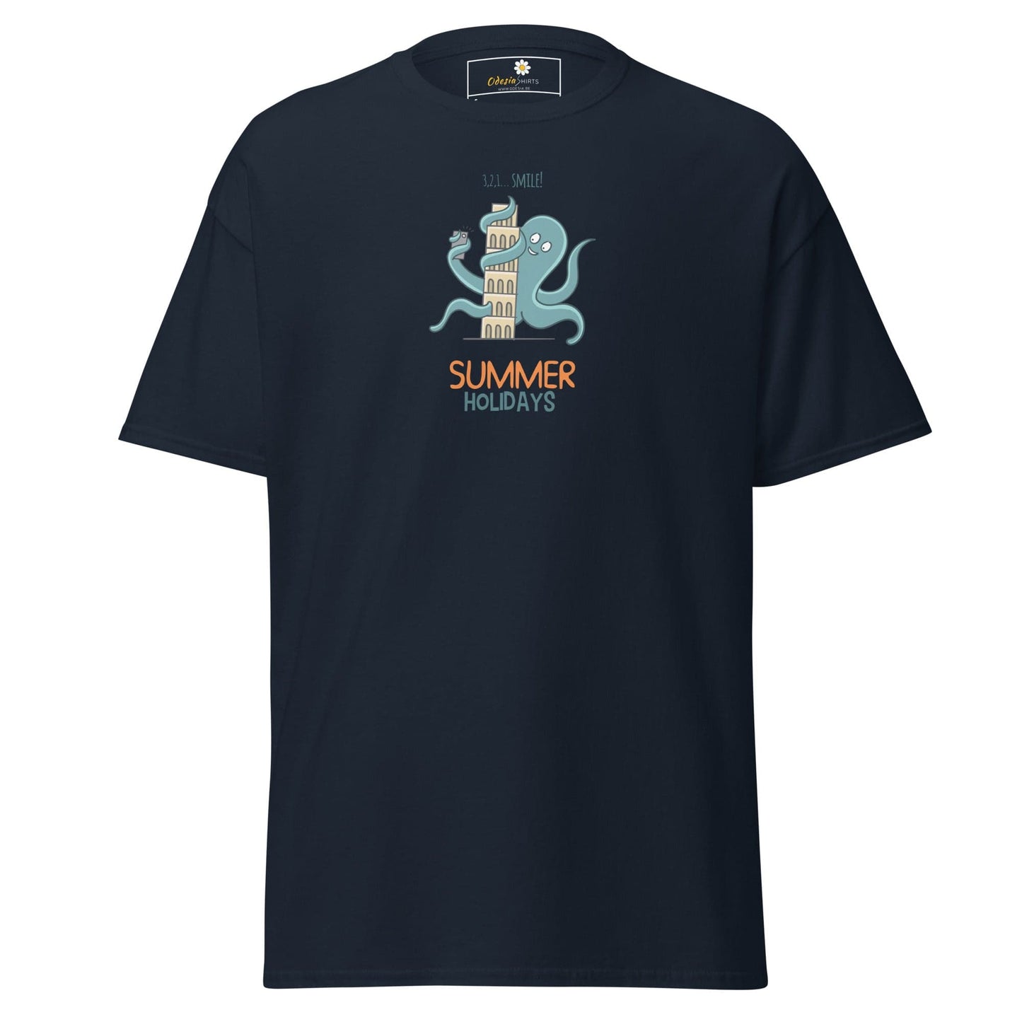 Unisex classic tee - SUMMER FUN HOLIDAYS - Navy / S