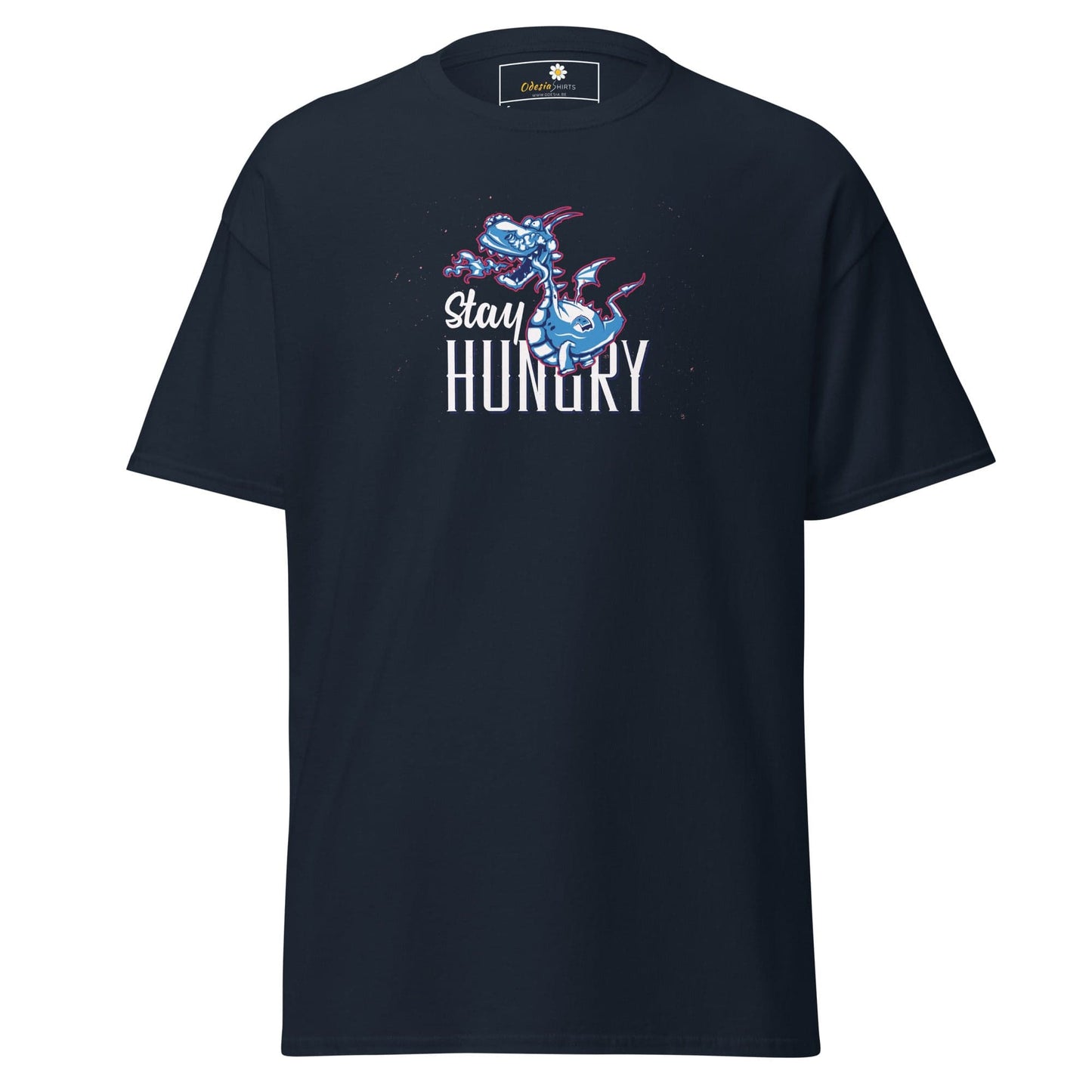 Unisex classic t-shirt - FUN STAY HUNGRY - REGULAR - Navy / S