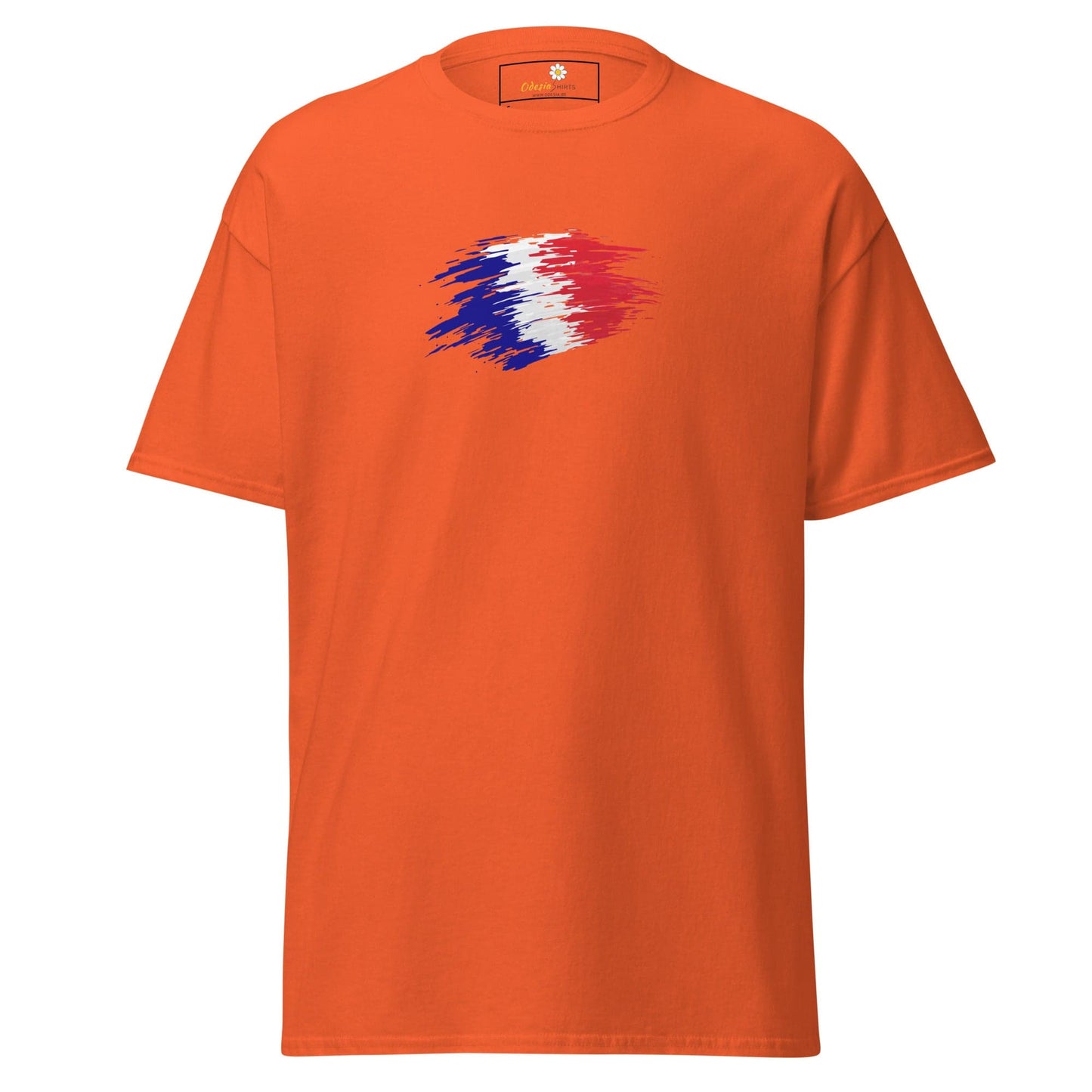 Unisex classic tee - COUNTRY FRANCE SHAPE - REGULAR - Orange / S