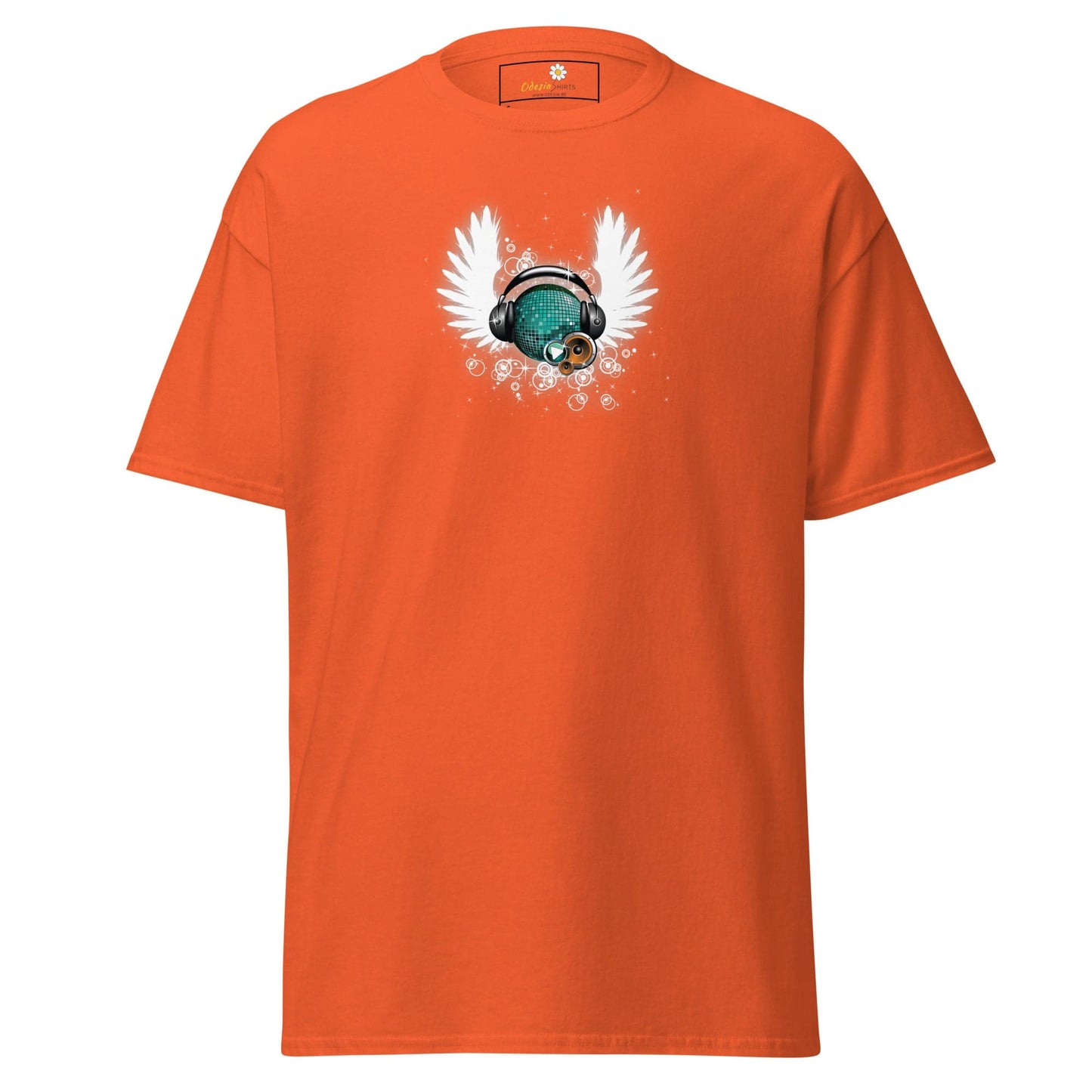 Unisex classic tee - MUSIC WINGS - REGULAR - Orange / S