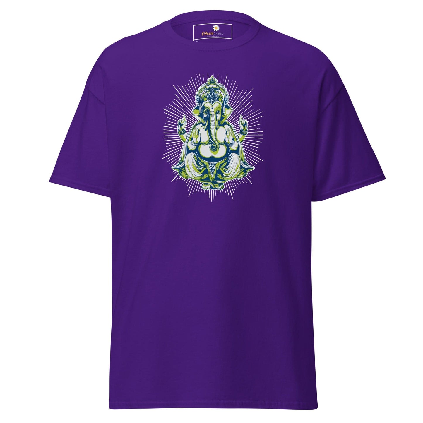 Unisex classic tee - SPIRITUAL GANESH - REGULAR - Purple / S