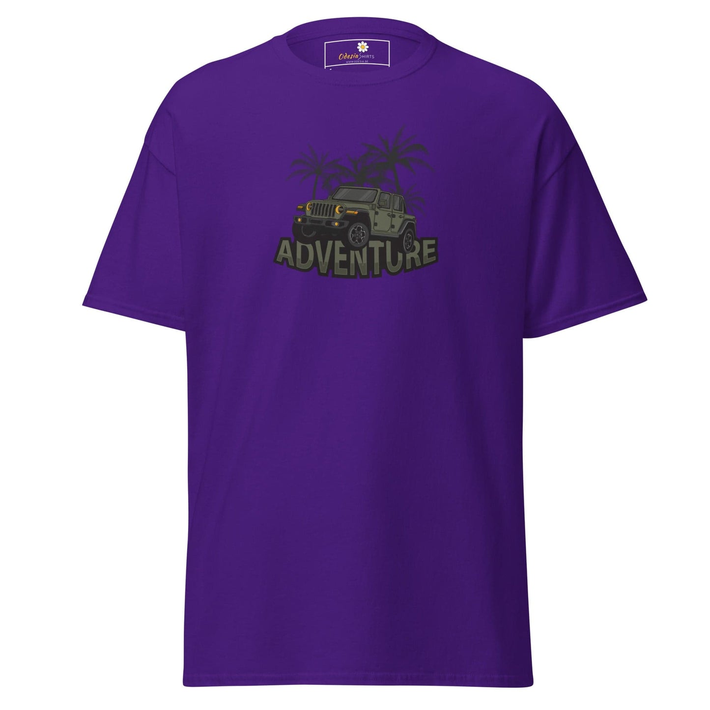 Unisex classic tee - ADVENTURE 4X4 - REGULAR - Purple / S