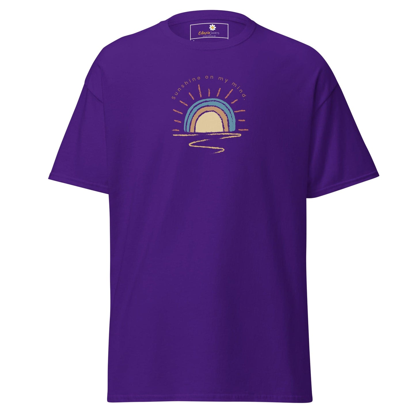 Unisex classic tee - SUMMER SUNSHINE ON MIND - REGULAR - Purple / S