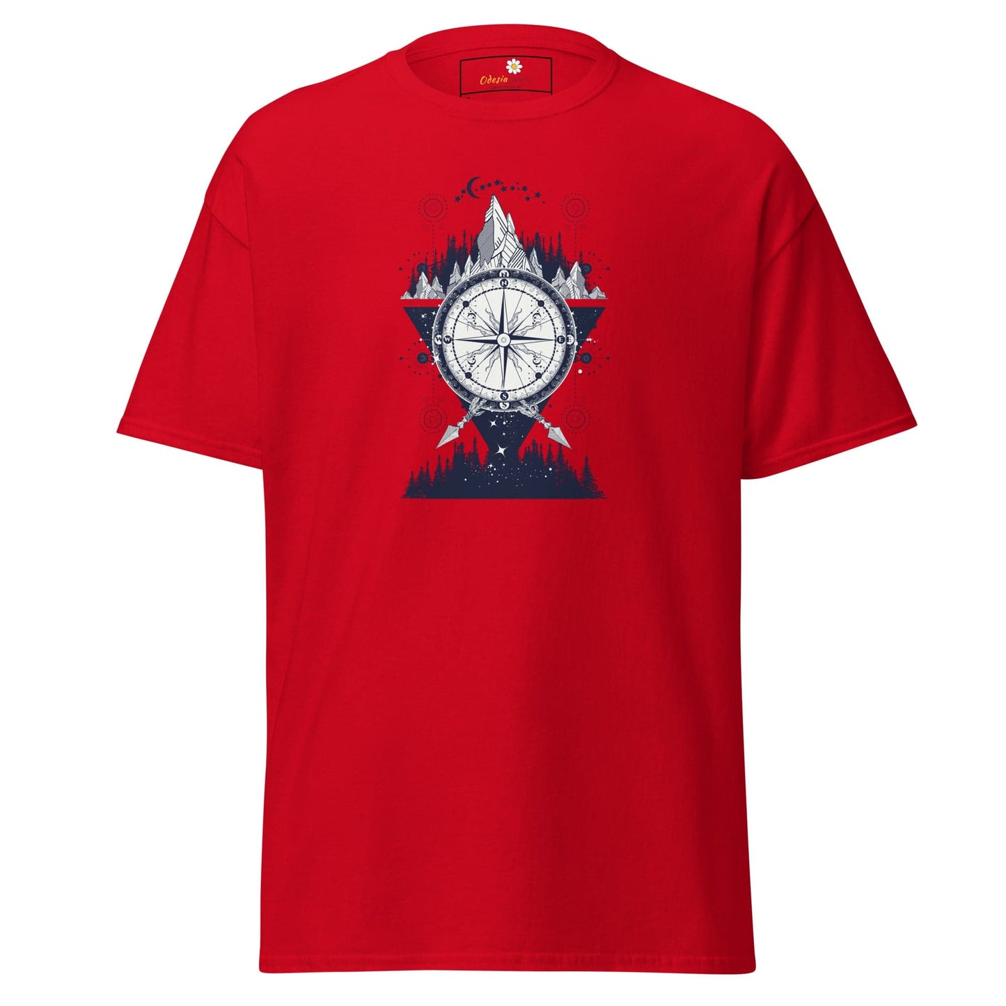 Unisex classic t-shirt - MYSTIC DIRECTIONS - REGULAR - Red / S