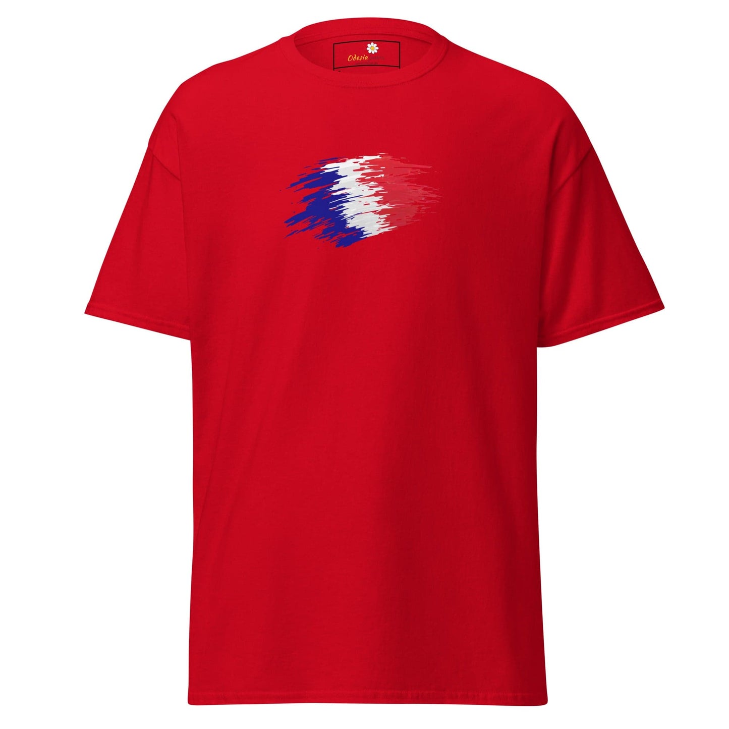 Unisex classic tee - COUNTRY FRANCE SHAPE - REGULAR - Red / S