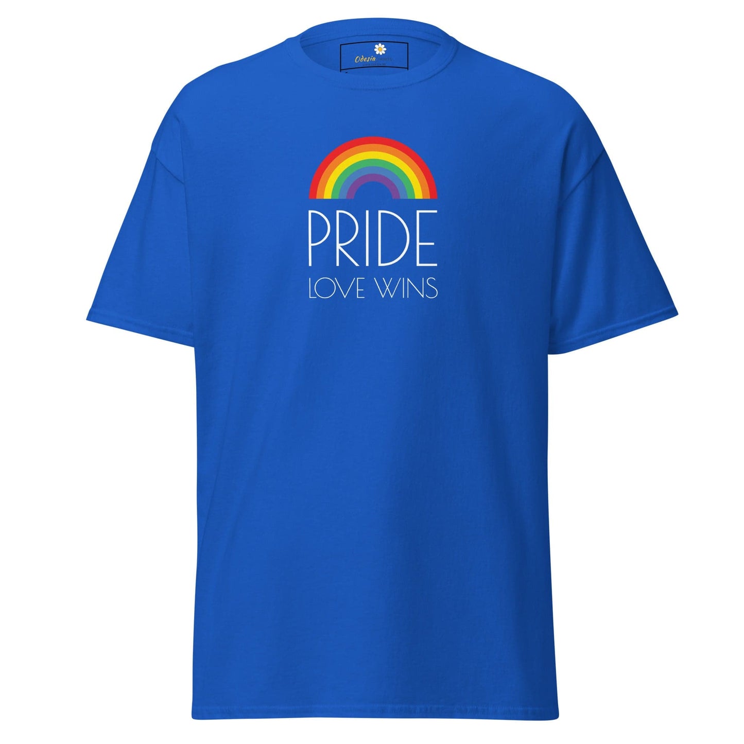 Unisex classic t-shirt - LGBTQ PRIDE LOVE WINS - REGULAR - Royal / S