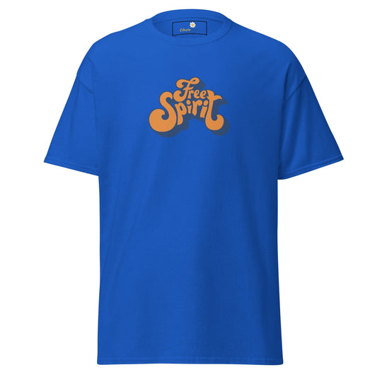 Unisex classic tee - TEXT MISC FREE SPIRIT - REGULAR - Royal / S