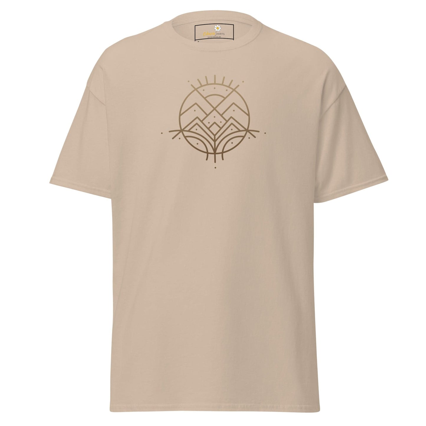 Unisex classic tee - ABSTRACT LANDSCAPE - REGULAR - Sand / S