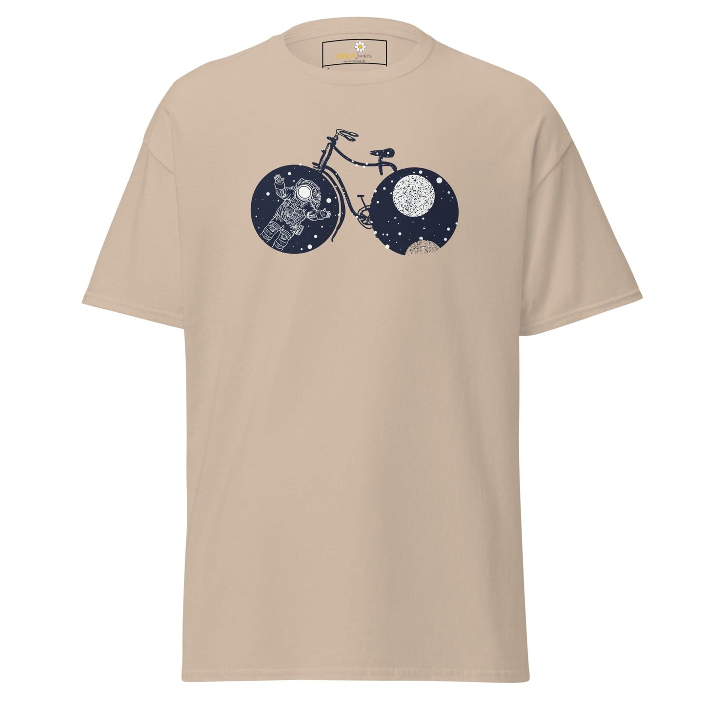 Unisex classic t-shirt - ASTRONAUT BIKE - REGULAR - Sand / S