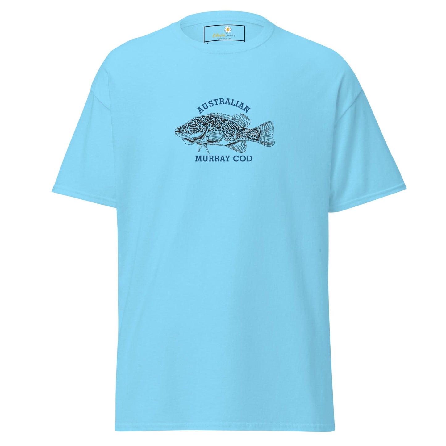 Unisex classic tee - WILD LIFE AUSTRALIAN FISH - REGULAR - Sky / S
