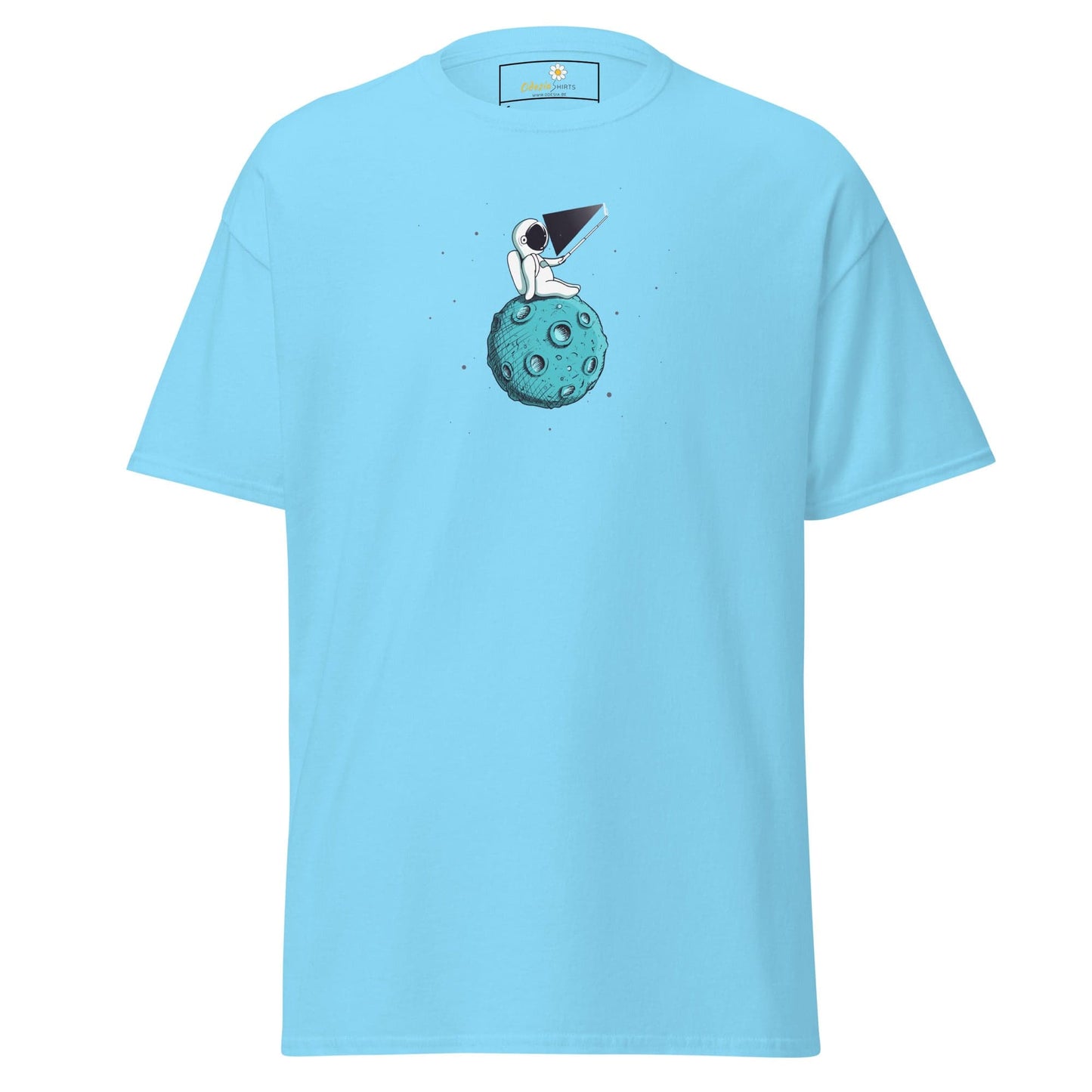 Unisex classic tee - ASTRONAUT SELFIE - REGULAR - Sky / S