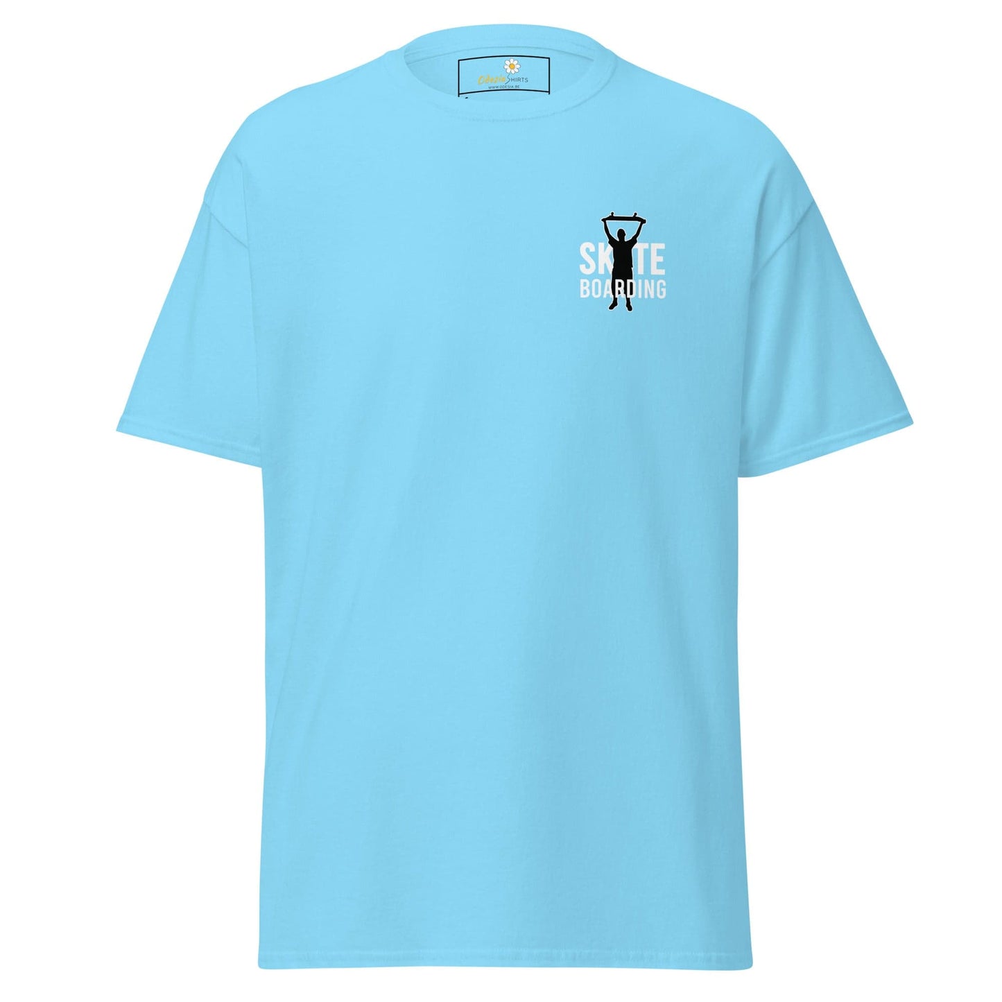 Unisex classic t-shirt - SPORT SKATEBOARDING - REGULAR - Sky / S