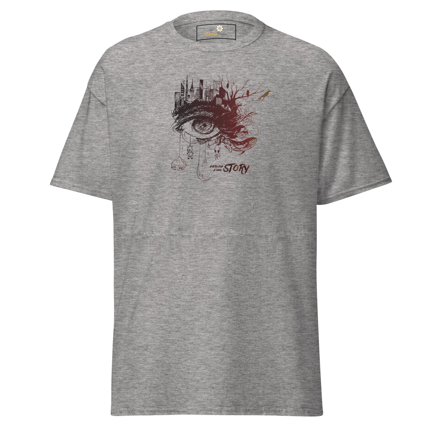Unisex classic t-shirt - FANTASY EYE STORY - REGULAR - Sport Grey / S