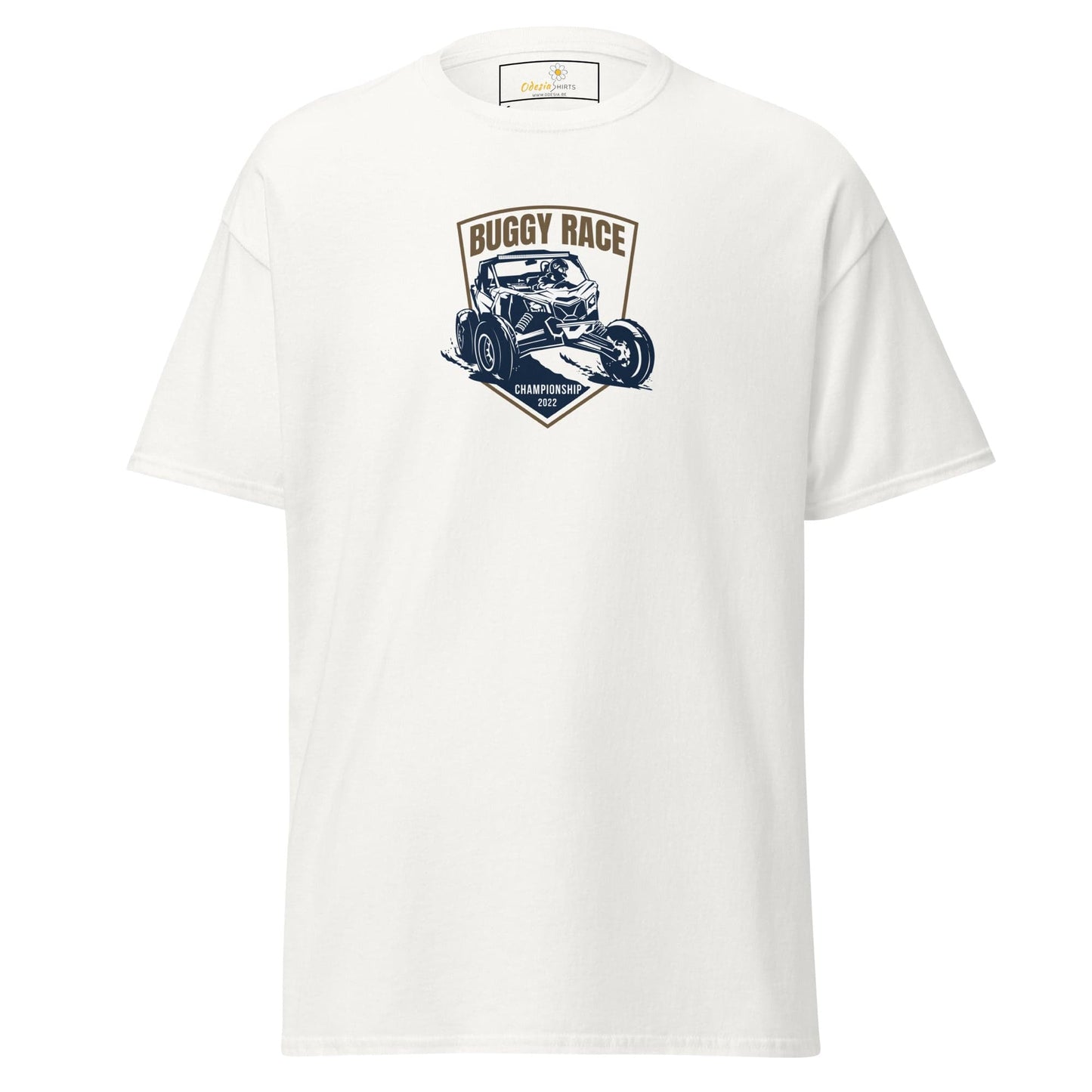 Unisex classic t-shirt - MOTOR BUGGY RACE - REGULAR - White / S