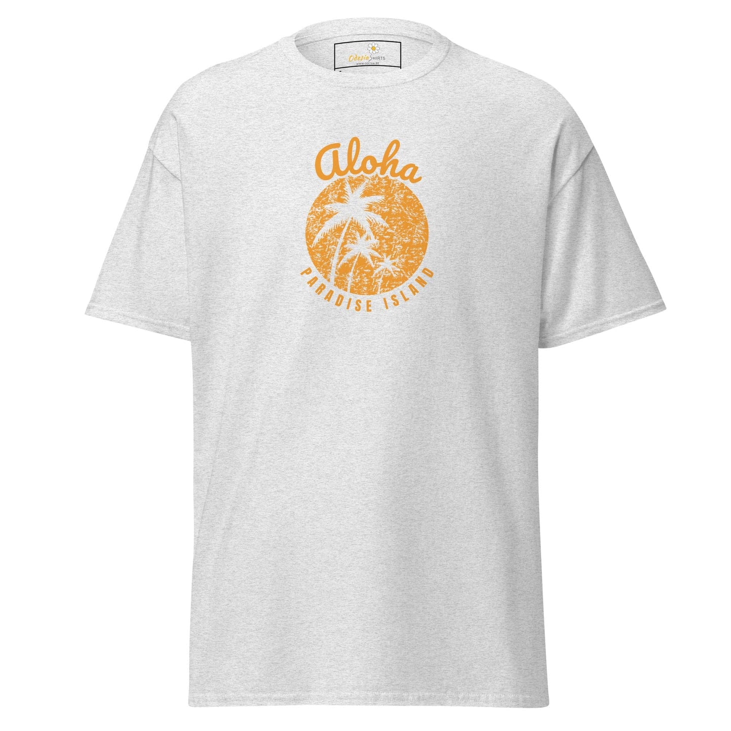 Unisex classic t-shirt - SUMMER COUNTRY PARADISE ISLAND - REGULAR - Ash / S