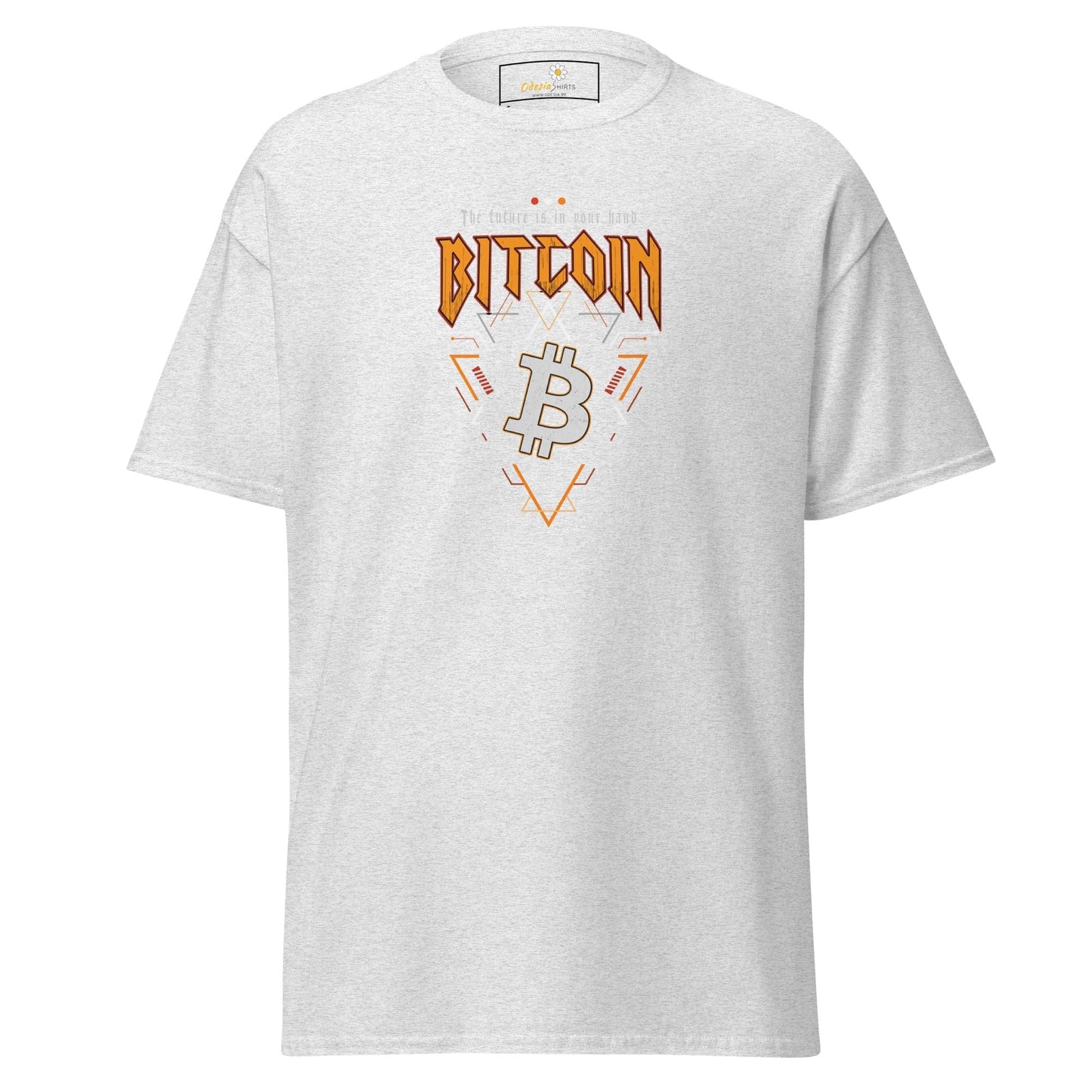 Unisex classic t-shirt - MISC BITCOIN YOUR FUTURE - REGULAR - Ash / S