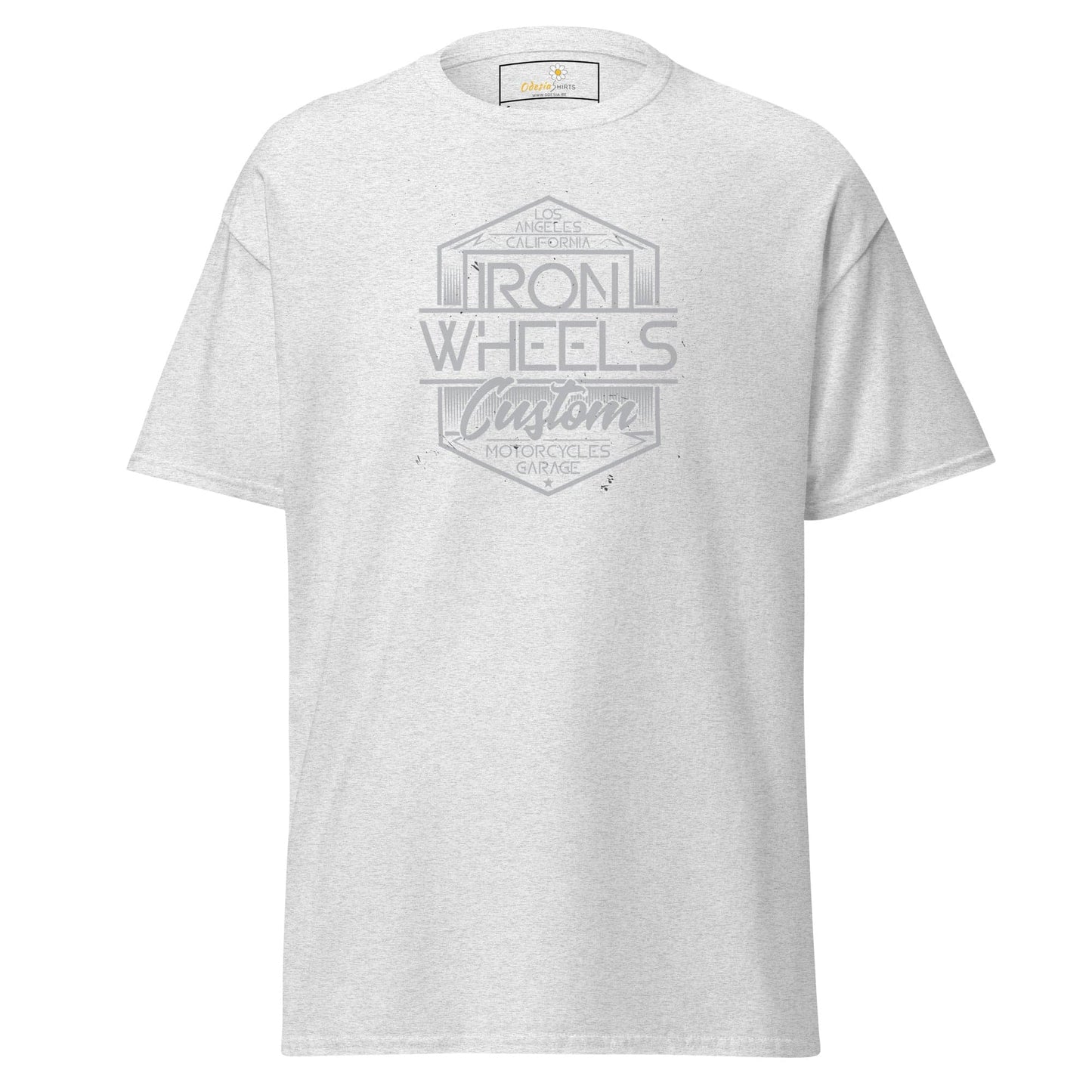 Unisex classic t-shirt - MISC IRON WHEELS - REGULAR - Ash / S