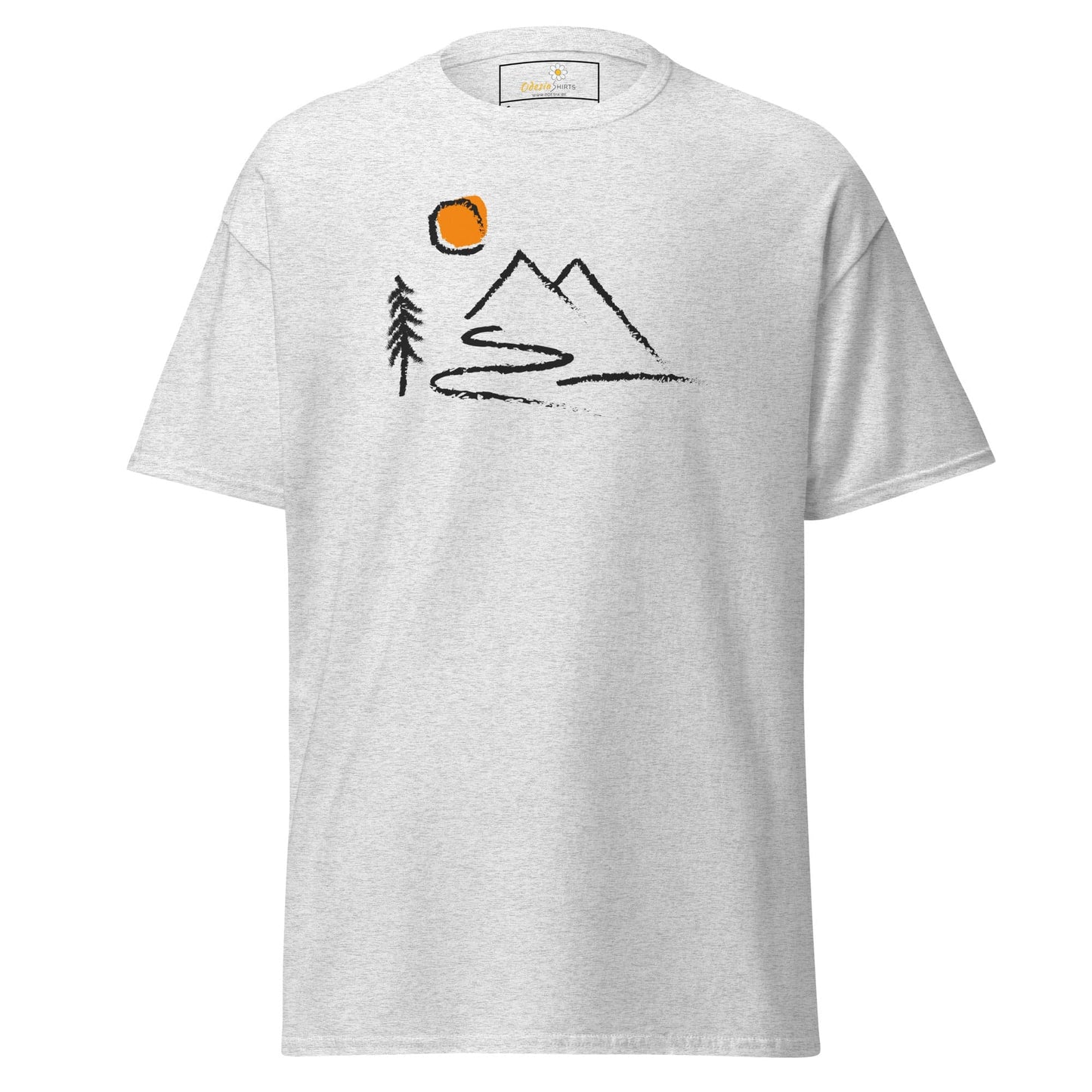 Unisex classic t-shirt - ADVENTURE OUTDOORS FUN - REGULAR - Ash / S