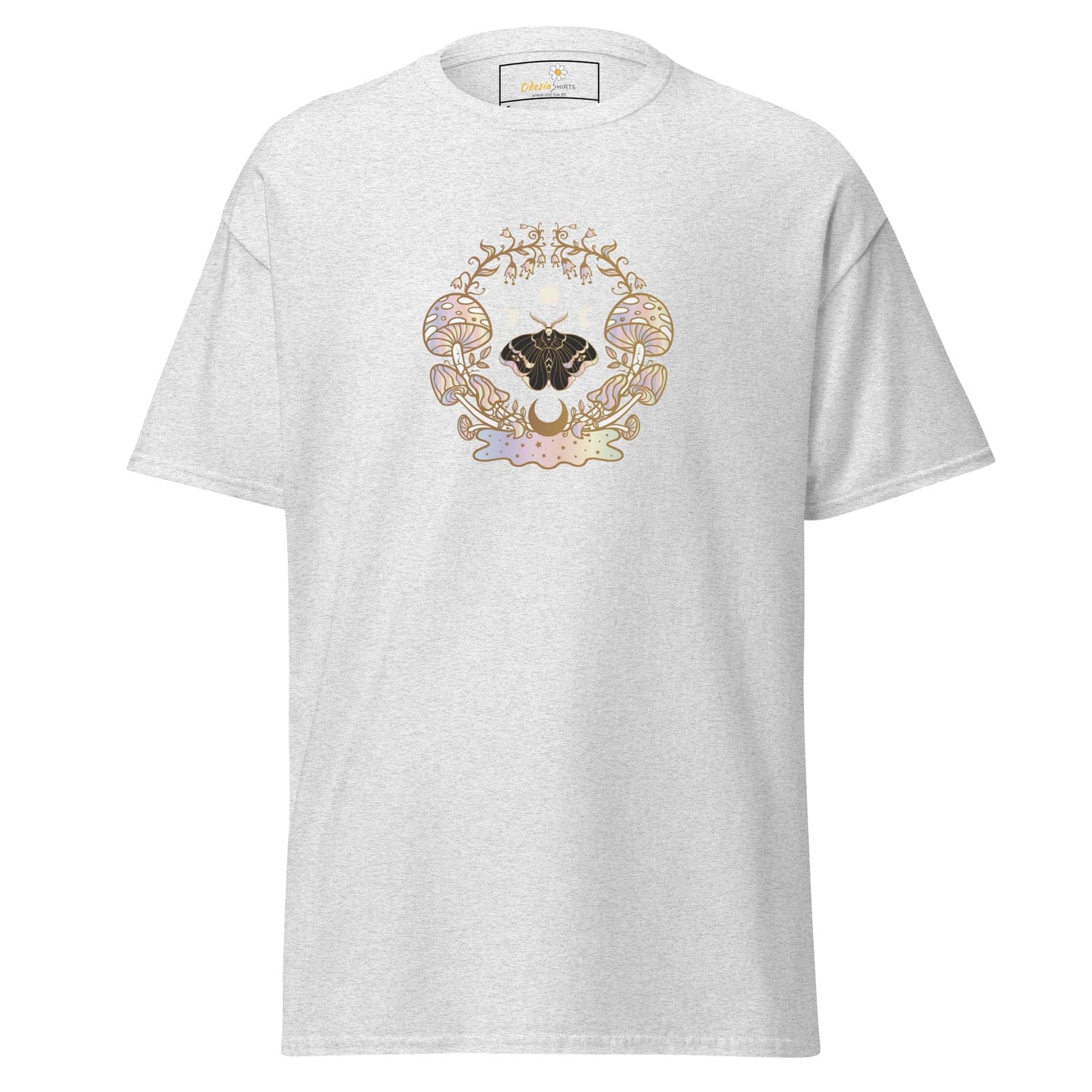 Unisex classic t-shirt - MYSTIC MAGIC MUSHROOMS - REGULAR - Ash / S