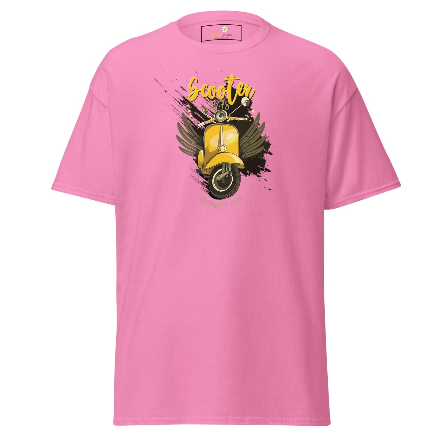 Unisex classic t-shirt - VINTAGE SCOOTER 1978 - REGULAR - Azalea / S