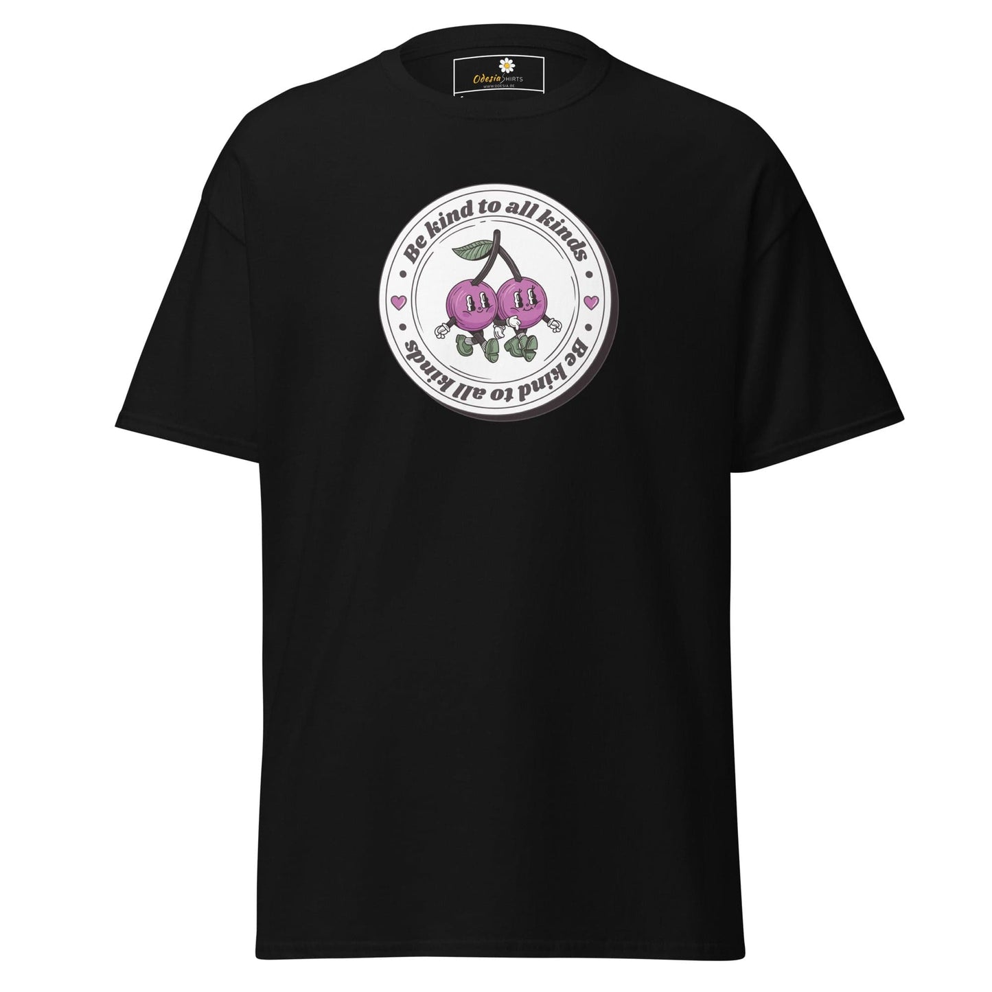 Unisex classic t-shirt - VEGAN POSITIVE BE KIND TO ALL - REGULAR - Black / S