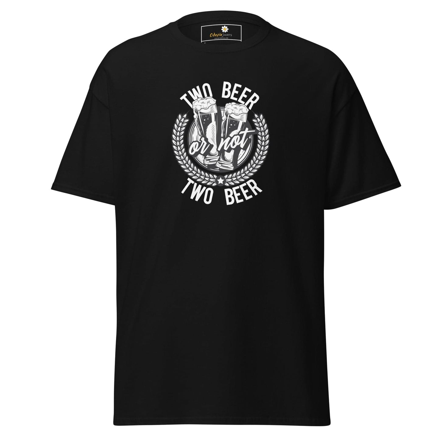 Unisex classic t-shirt - FUN TWO BEER OR NOT - REGULAR - Black / S