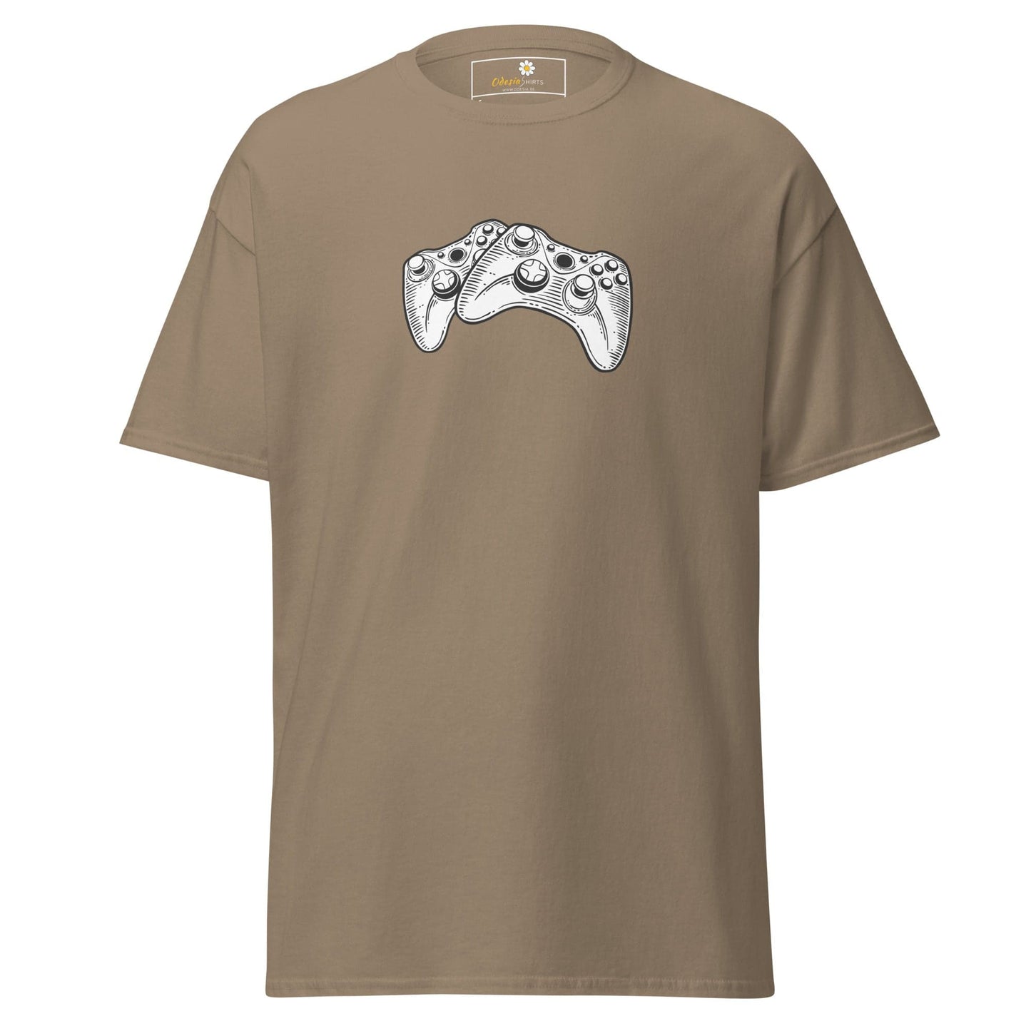 Unisex classic t-shirt - GAMERS CONTROLLERS - REGULAR - Brown Savana / S