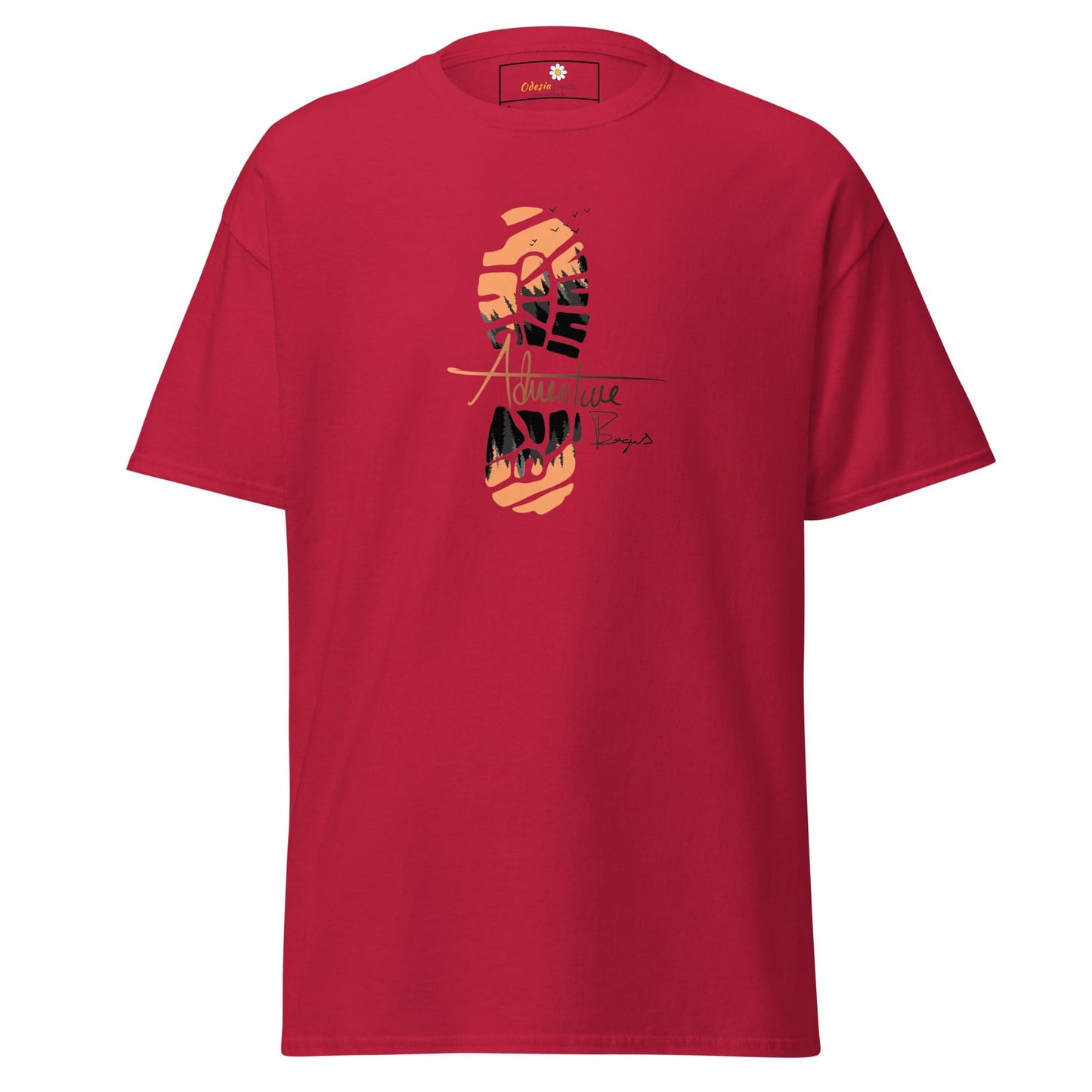 Unisex classic t-shirt - MISC FOOTSTEP - REGULAR - Cardinal / S