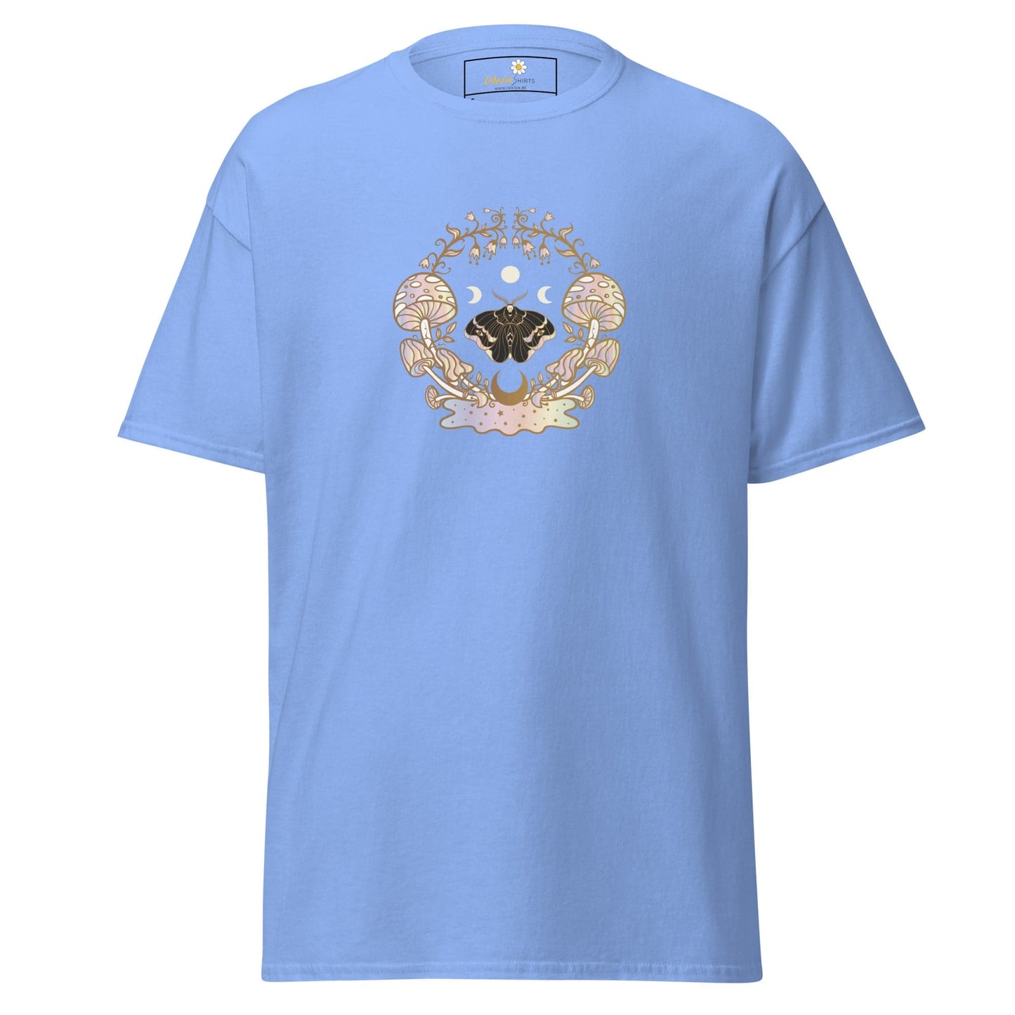 Unisex classic t-shirt - MYSTIC MAGIC MUSHROOMS - REGULAR - Carolina Blue / S