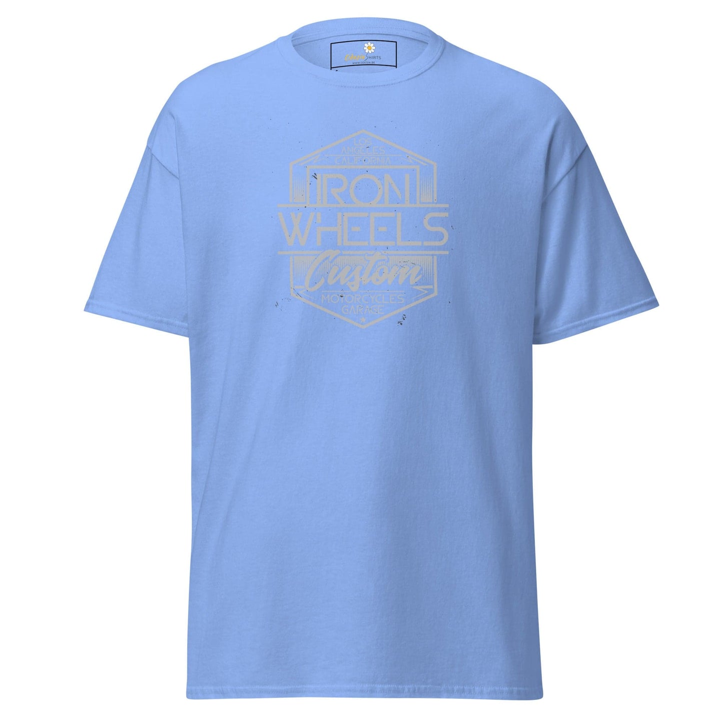 Unisex classic t-shirt - MISC IRON WHEELS - REGULAR - Carolina Blue / S
