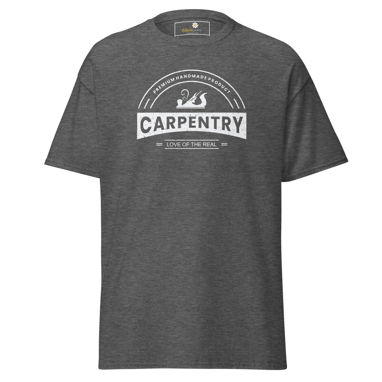 Unisex classic t-shirt - SKILLS CARPENTRY DREAM - REGULAR - Dark Heather / S