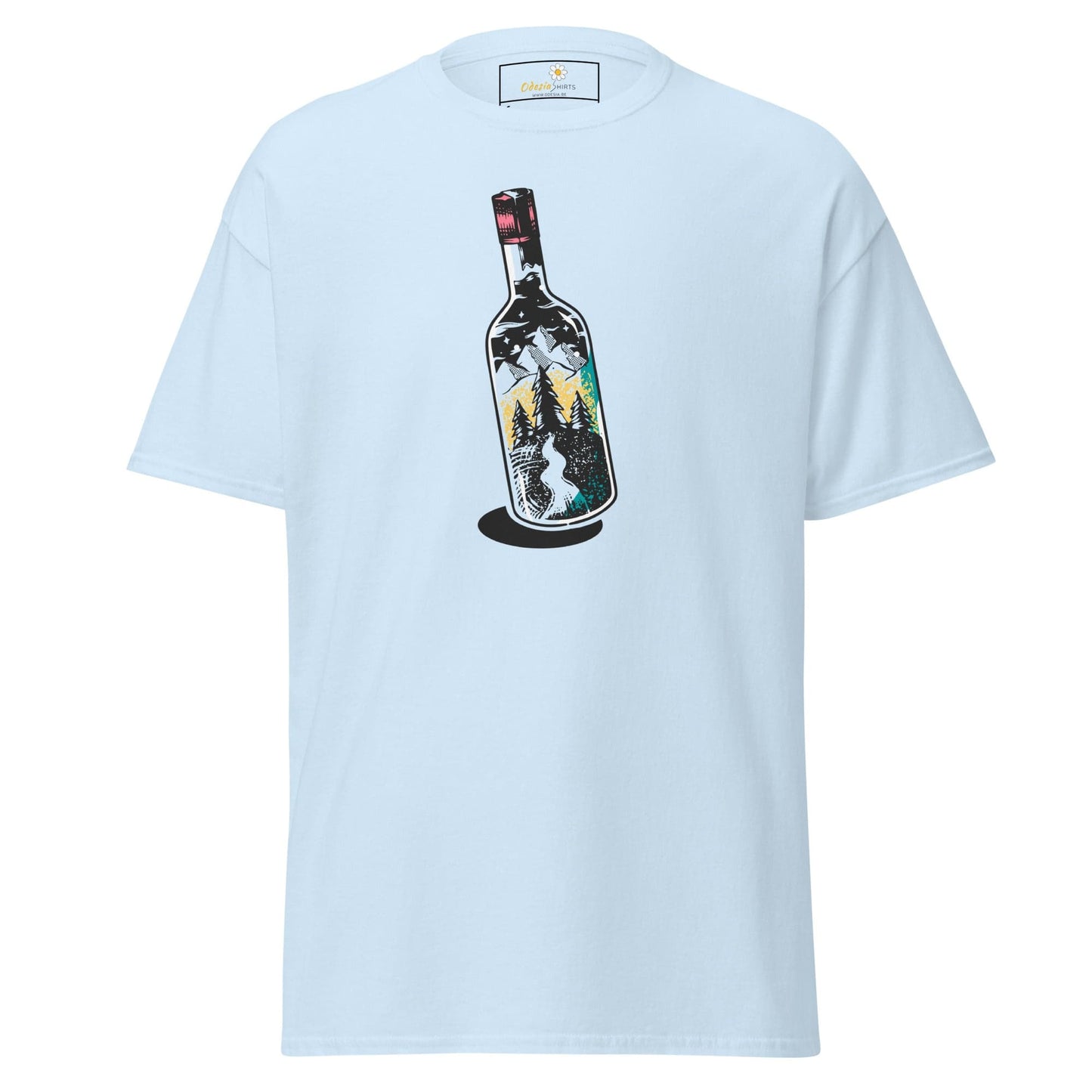 Unisex classic t-shirt - FANTASY LIGHT BOTTLE - REGULAR - Light Blue / S
