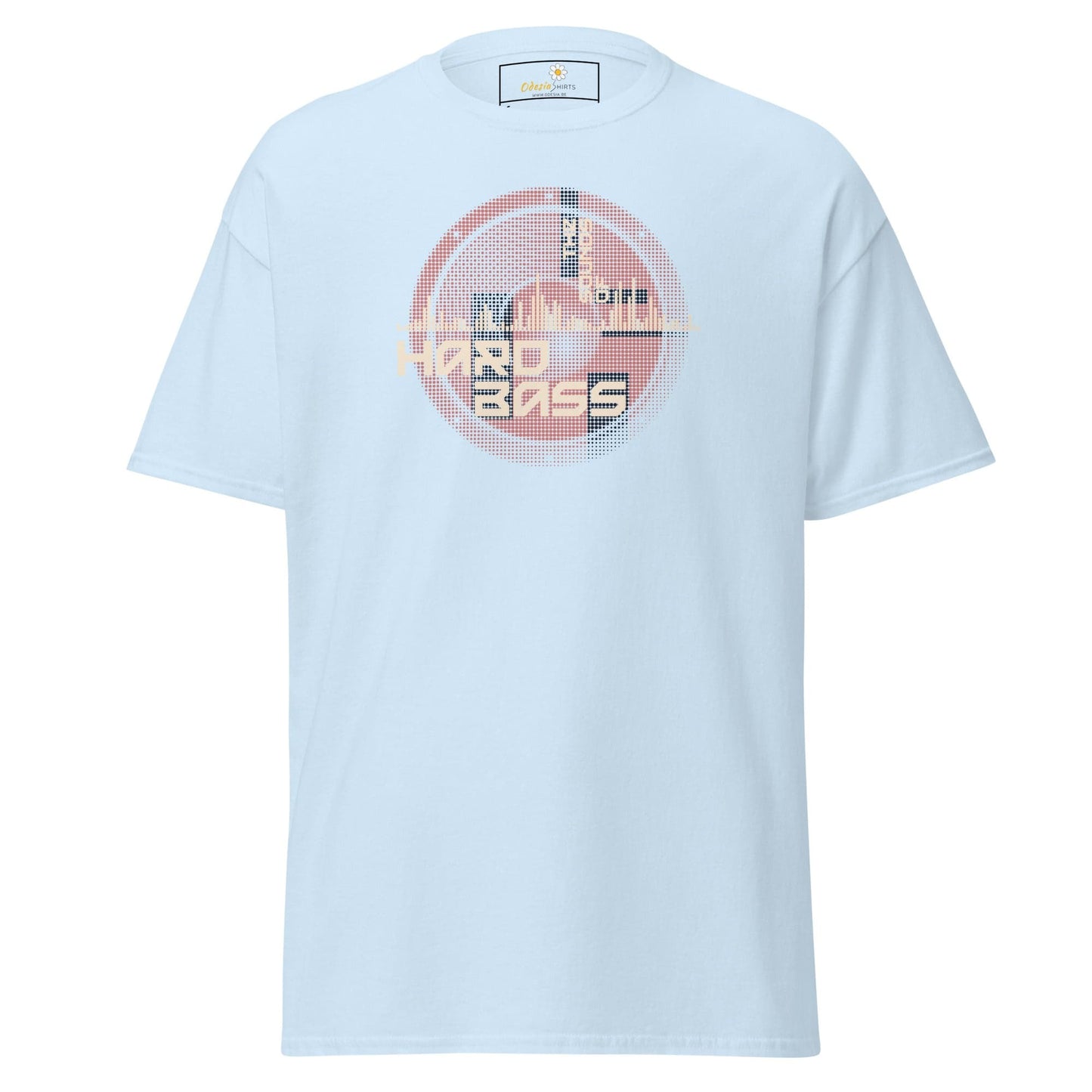 Light blue T-shirt for men and women from T-SHIRT DESIGN TEE in size S to XL