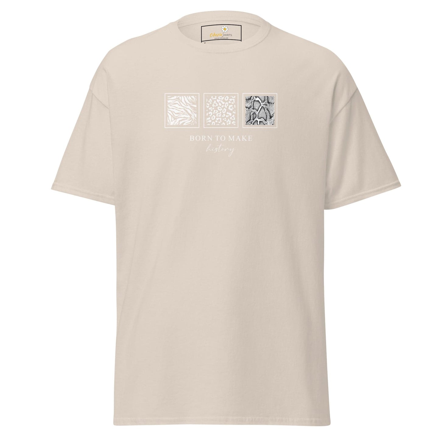 Unisex classic t-shirt - MISC BORN TO MAKE HISTORY - Natural / S