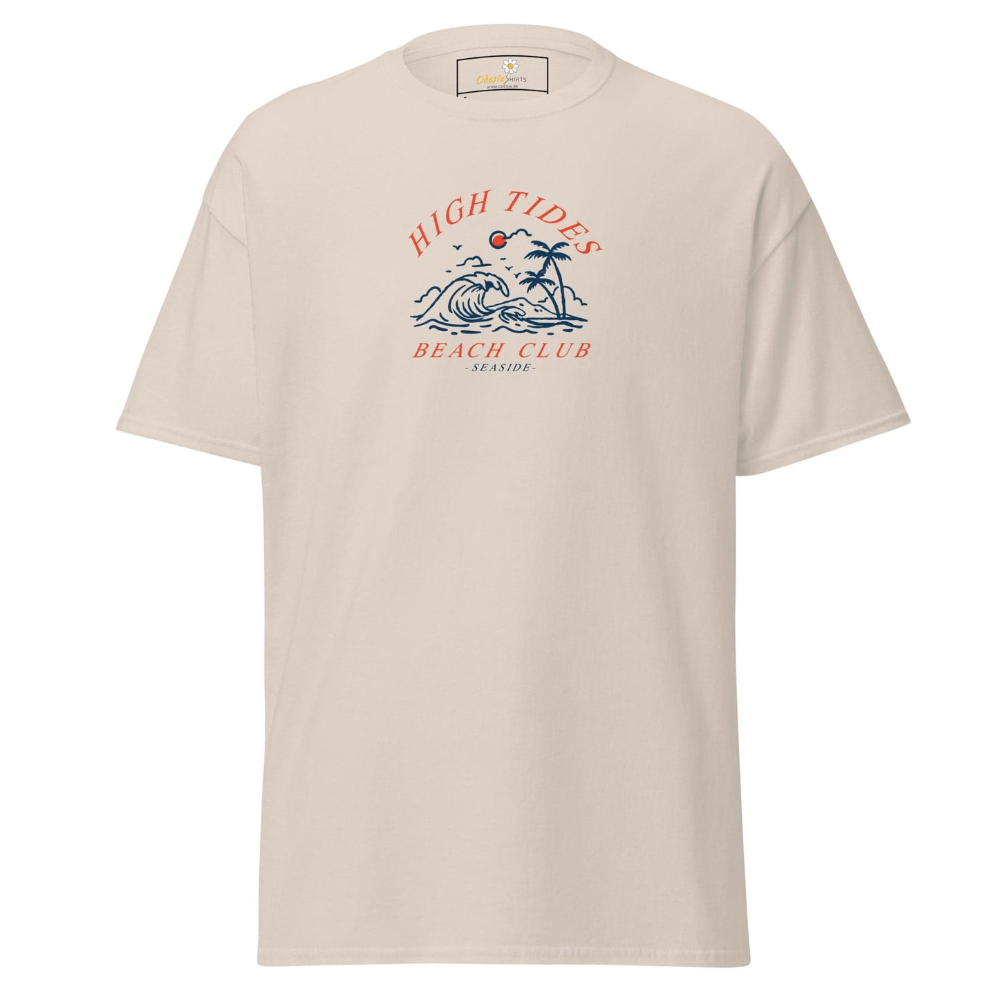 Unisex classic t-shirt - SUMMER HIGH TIDES BEACH CLUB - REGULAR - Natural / S