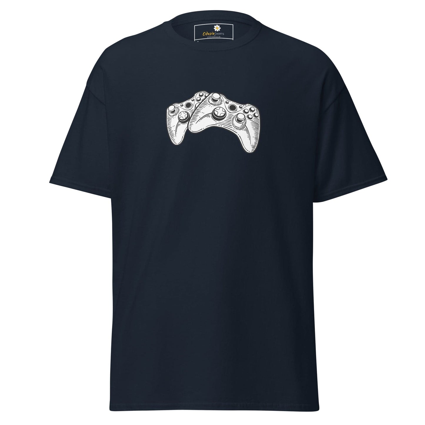 Unisex classic t-shirt - GAMERS CONTROLLERS - REGULAR - Navy / S