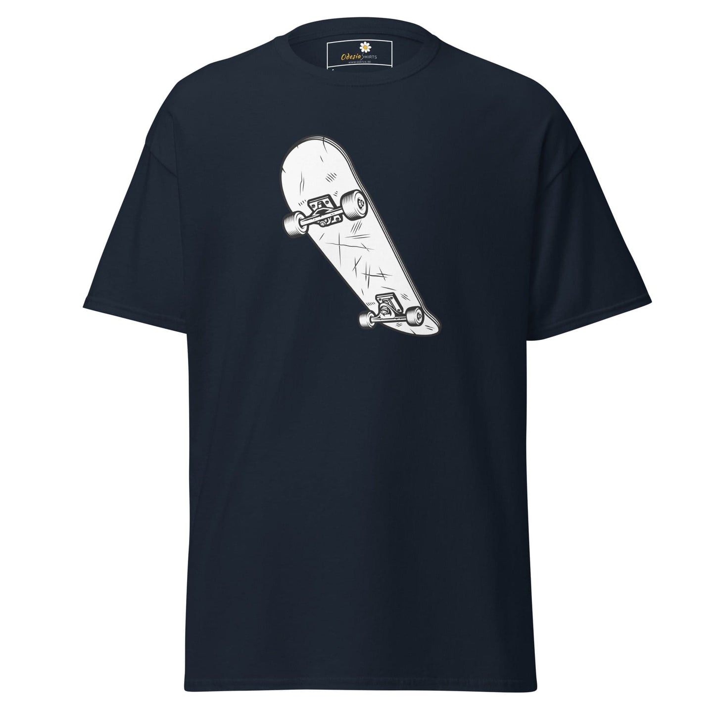 Unisex classic t-shirt - SPORT SKATEBOARD YEAH - REGULAR - Navy / S