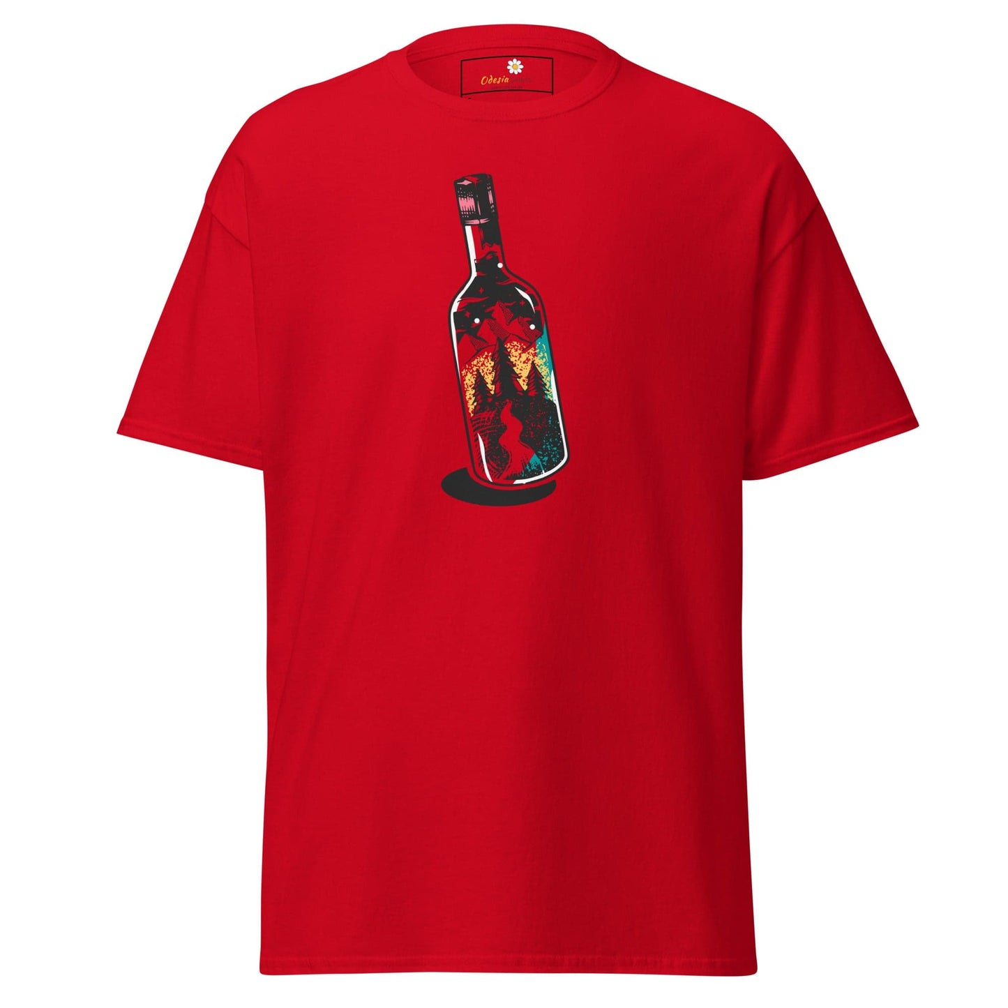 Unisex classic t-shirt - FANTASY LIGHT BOTTLE - REGULAR - Red / S