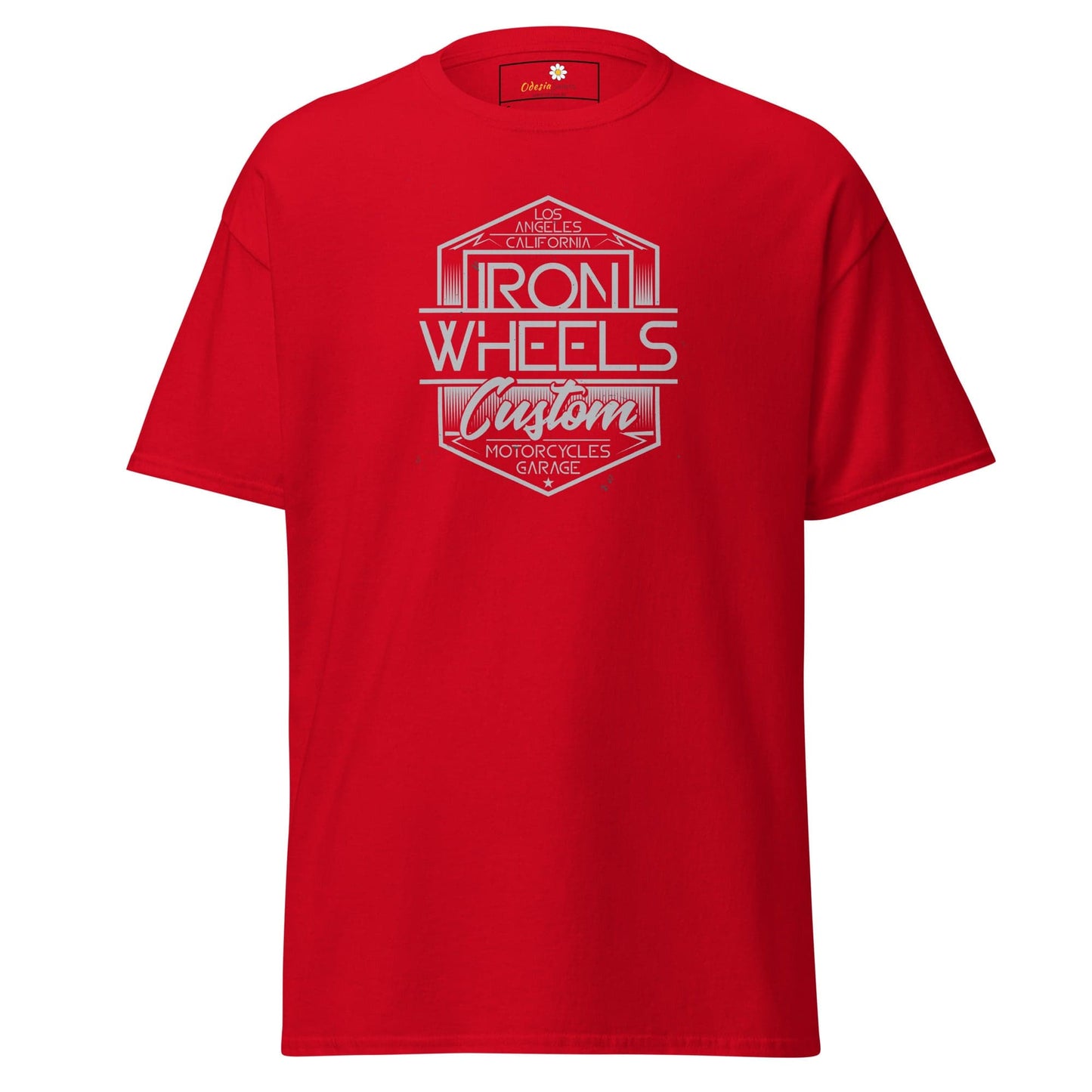 Unisex classic t-shirt - MISC IRON WHEELS - REGULAR - Red / S