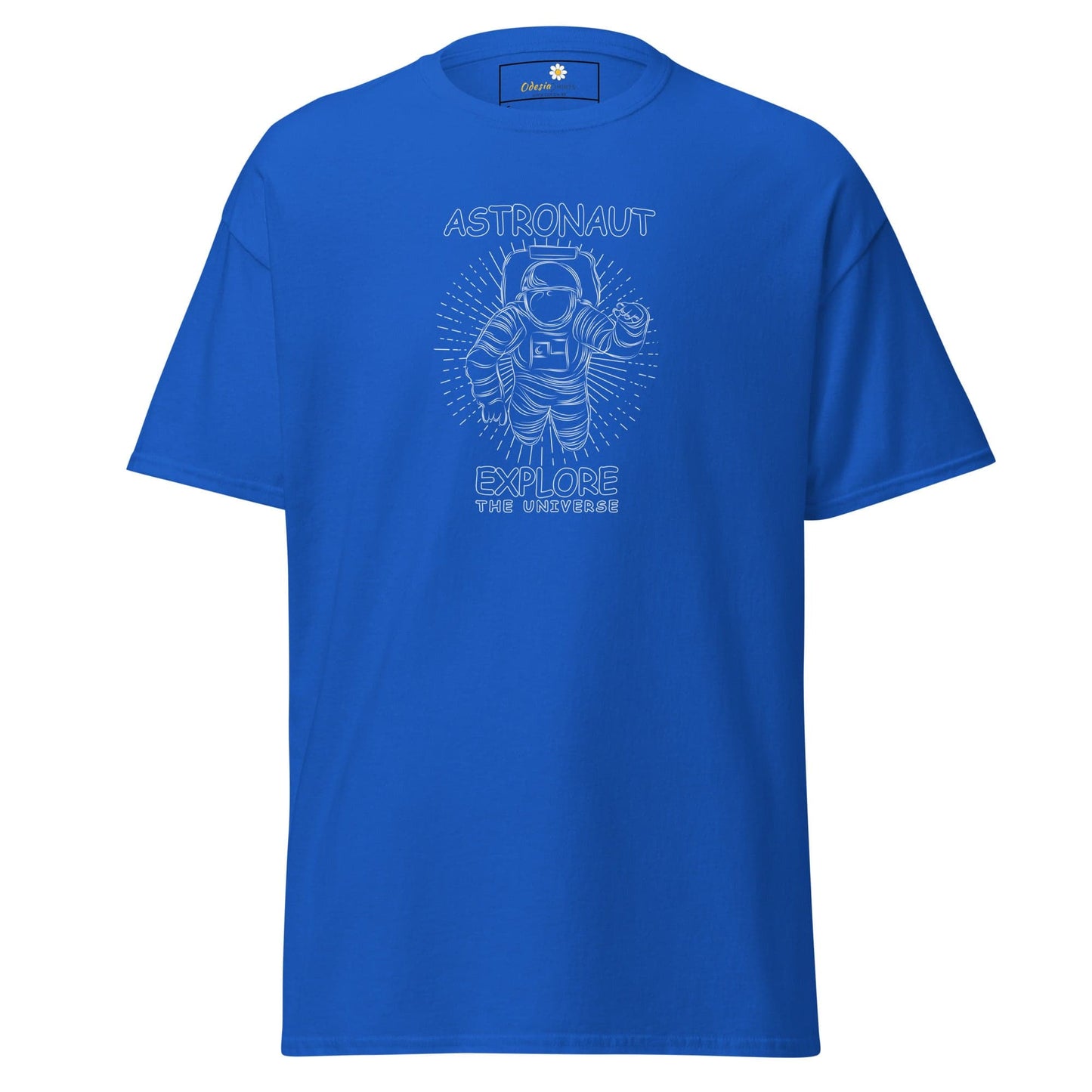 Unisex classic t-shirt - ASTRONAUT EXPLORE UNIVERSE - REGULAR - Royal / S