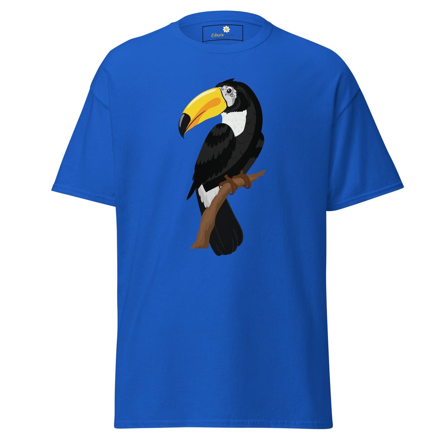 Unisex classic t-shirt - WILD LIFE TOUCAN BIRD - REGULAR - Royal / S