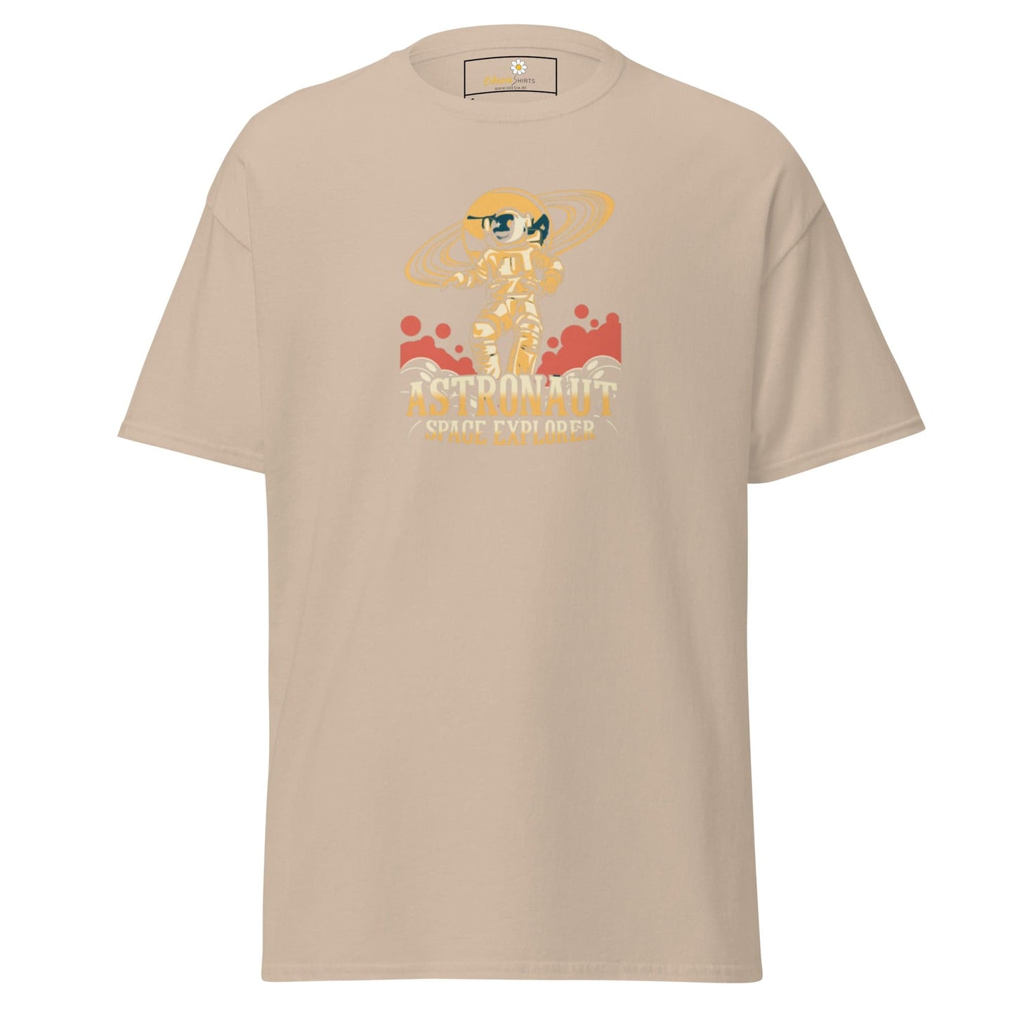 Unisex classic t-shirt - ASTRONAUT SPACE EXPLORER - REGULAR - Sand / S