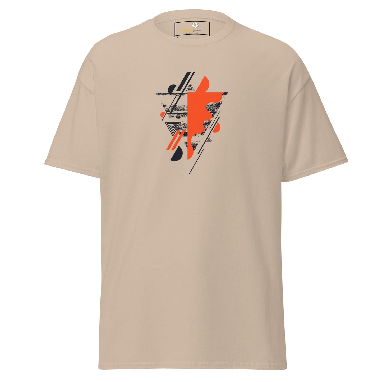 Unisex classic t-shirt - ABSTRACT SHAPES AND COLORS - REGULAR - Sand / S