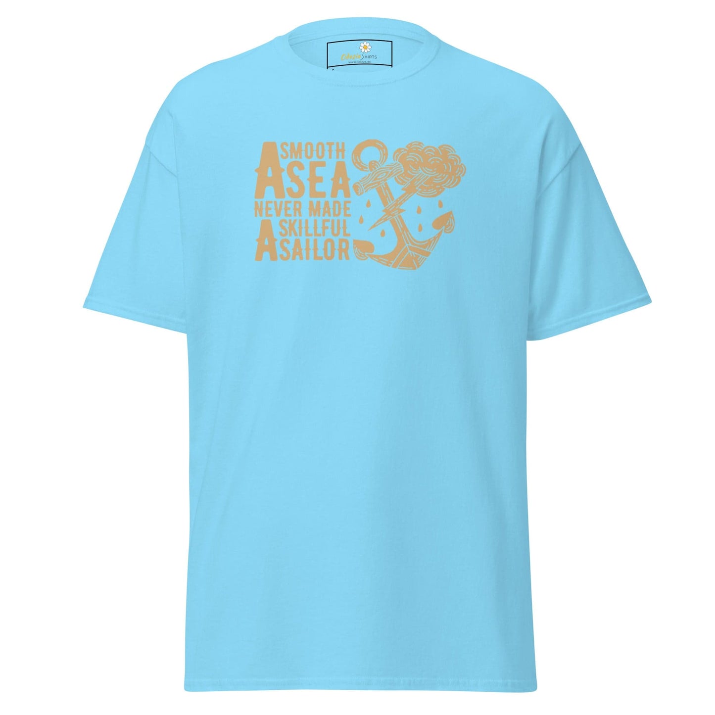 Unisex classic t-shirt - SEALIFE SMOOTH SEA MADE SAILOR - REGULAR - Sky / S