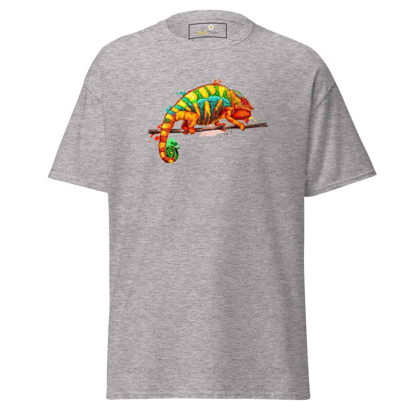 Unisex classic t-shirt - WILD LIFE CHAMELEON COLORS - REGULAR - Sport Grey / S