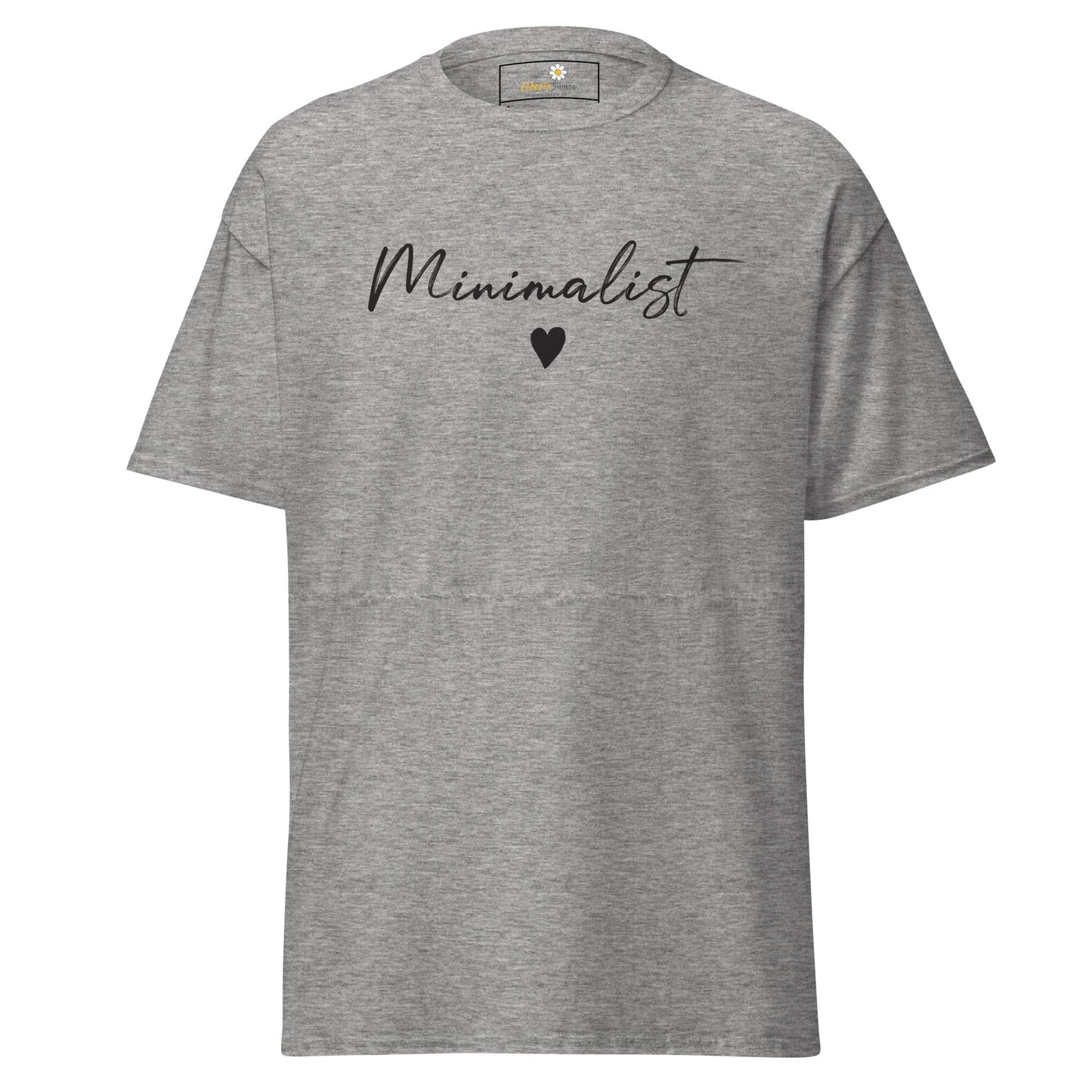 Unisex classic t-shirt - TEXT MINIMALIST - REGULAR - Sport Grey / S